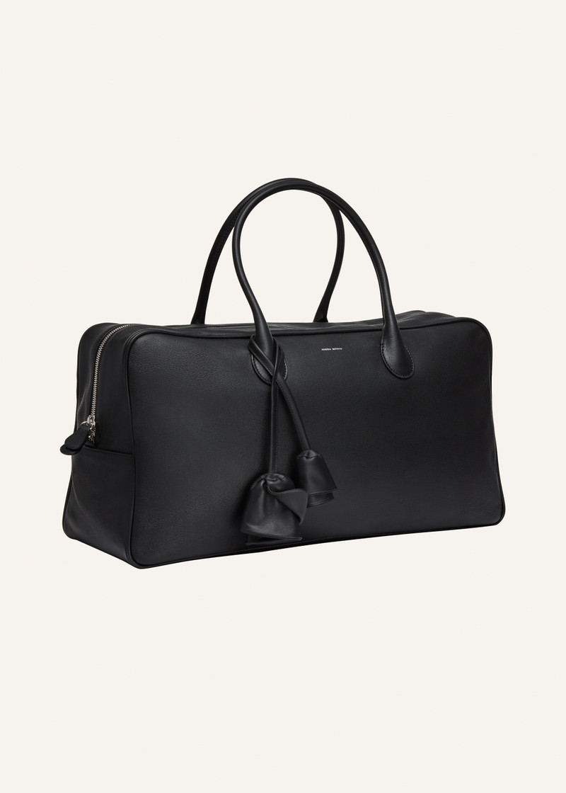 MAGDA BUTRYM Large Brigitte bag in black leather outlook