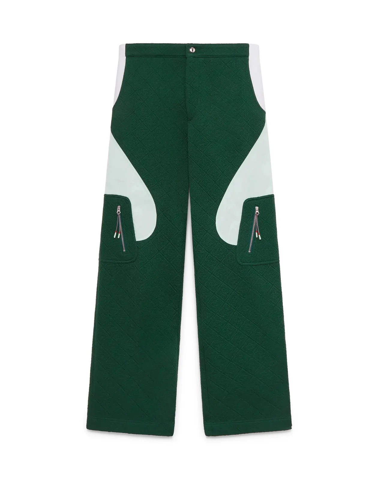Monogram Jacquard Knit Trousers - 1