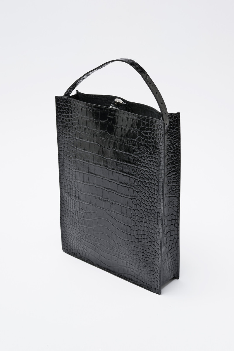 Our Legacy Sub Tote Black Croco outlook