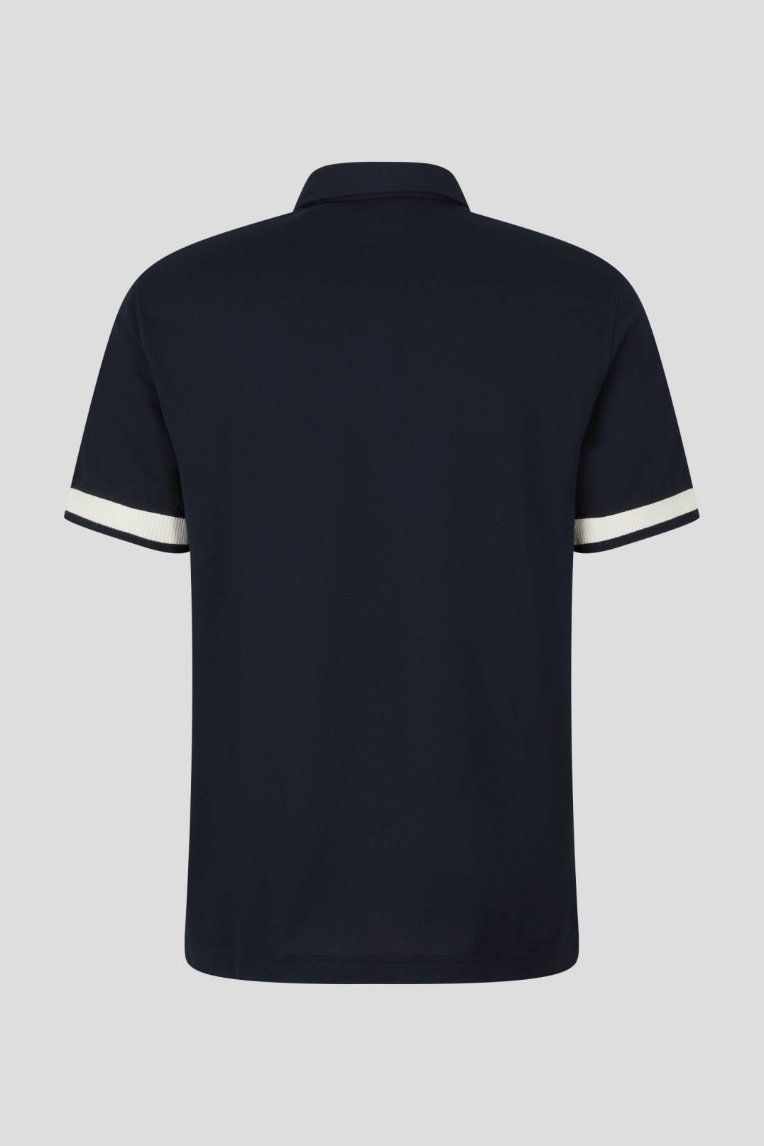LAGOS POLO SHIRT IN NAVY BLUE/OFF-WHITE - 5