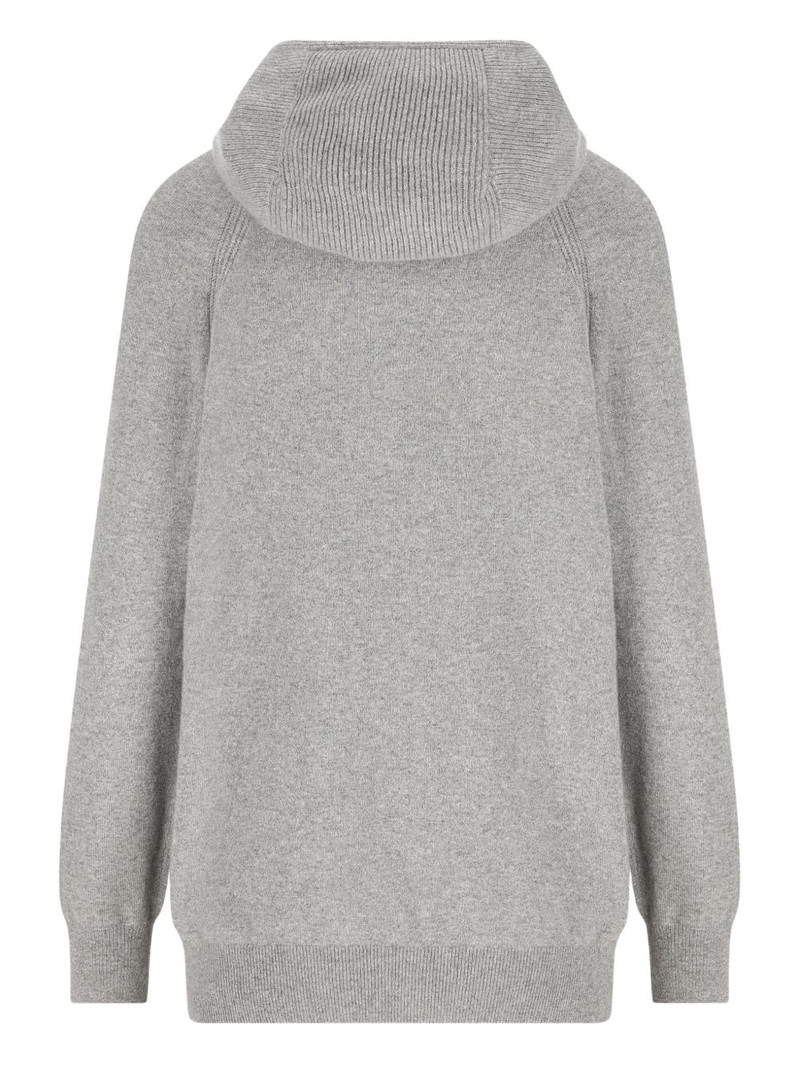 Loro Piana Merano ribbed-detailed hoodie outlook
