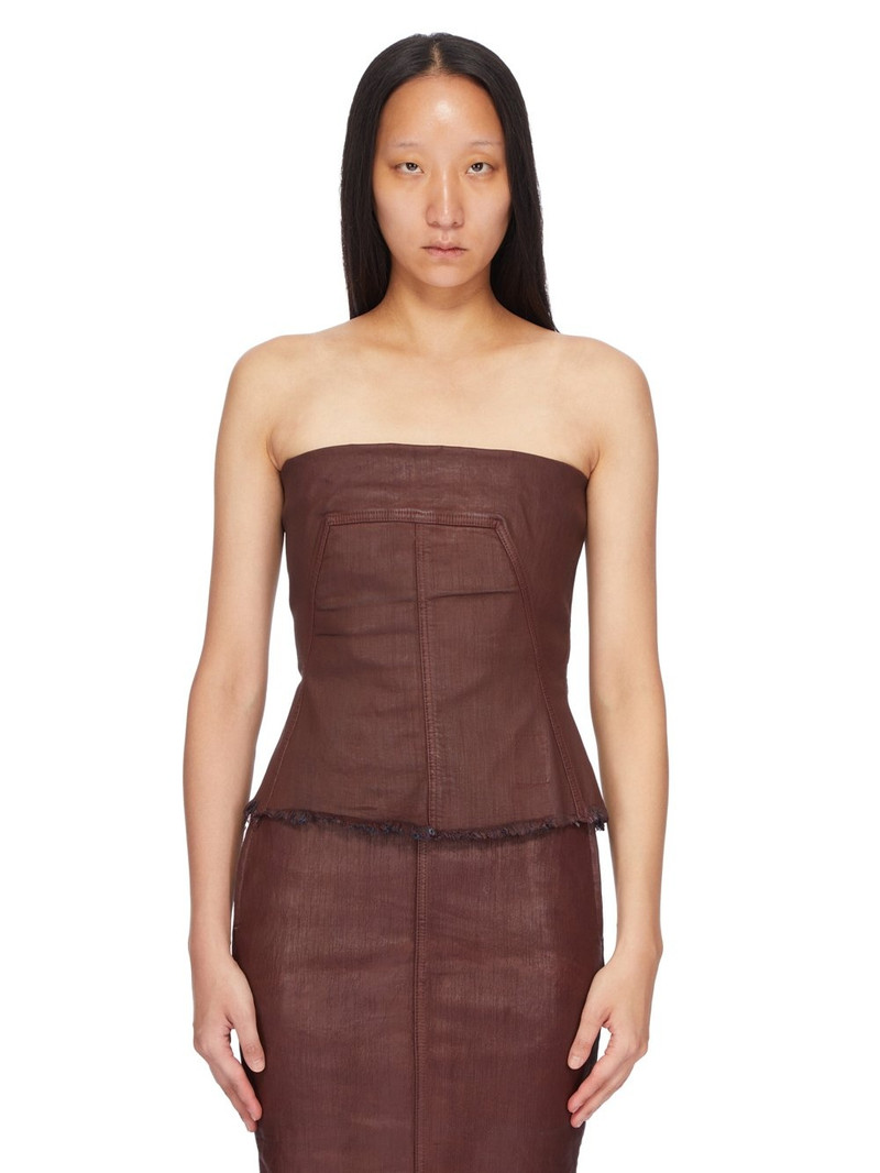 strapless corset top - 1
