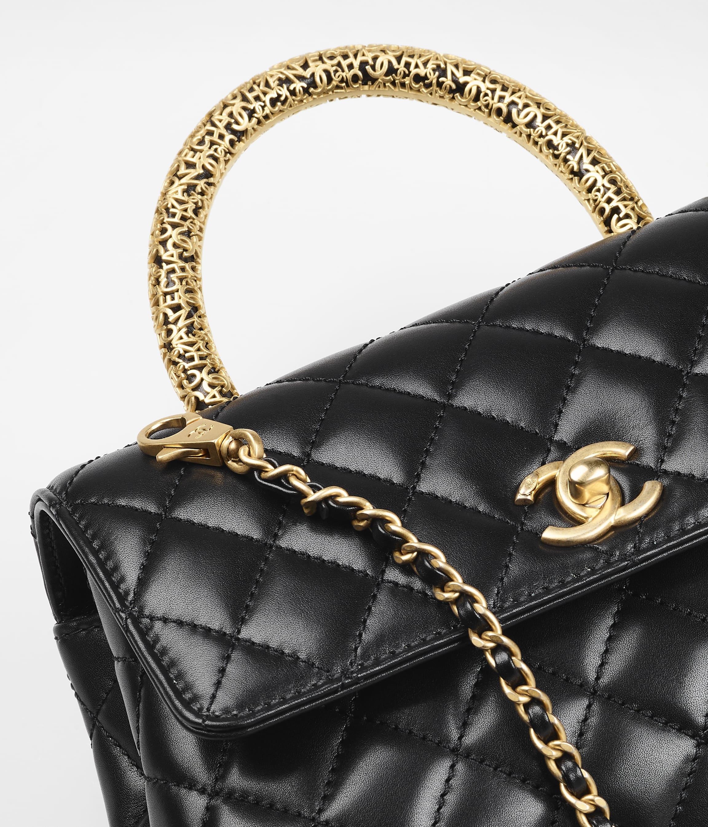 Flap Bag with Top Handle - 4
