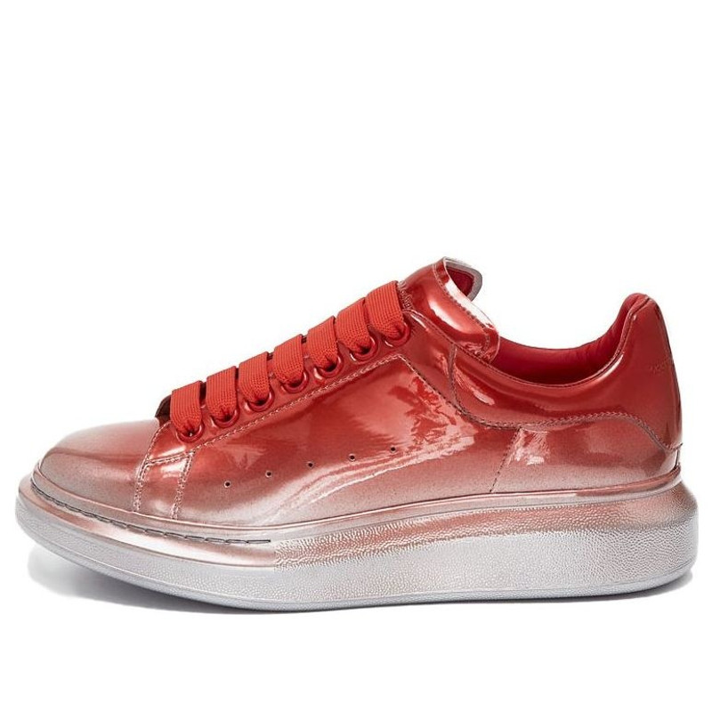 Alexander McQueen Oversized Sneaker 'Silver Red' 604244WHXF18166 - 1