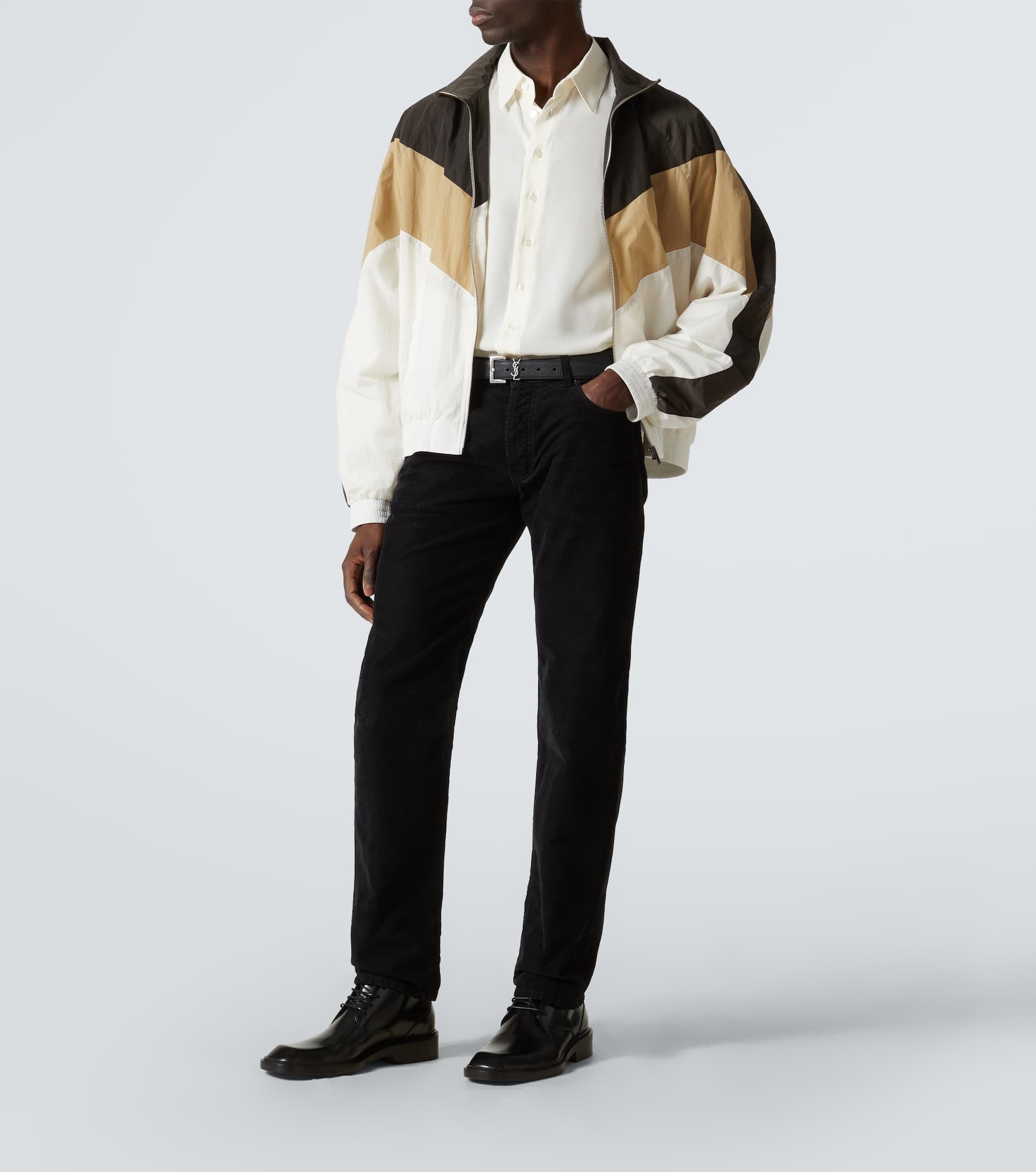 Teddy chevron bomber jacket - 2