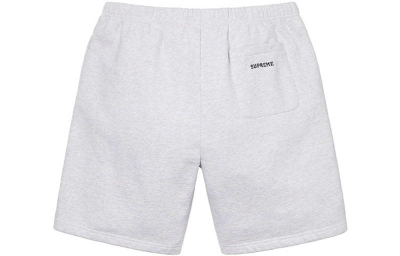 Supreme Supreme SS21 Week4 Embroidered S Sweatshort Full Print Alphabet Sports Shorts Unisex SUP-SS21-538 outlook