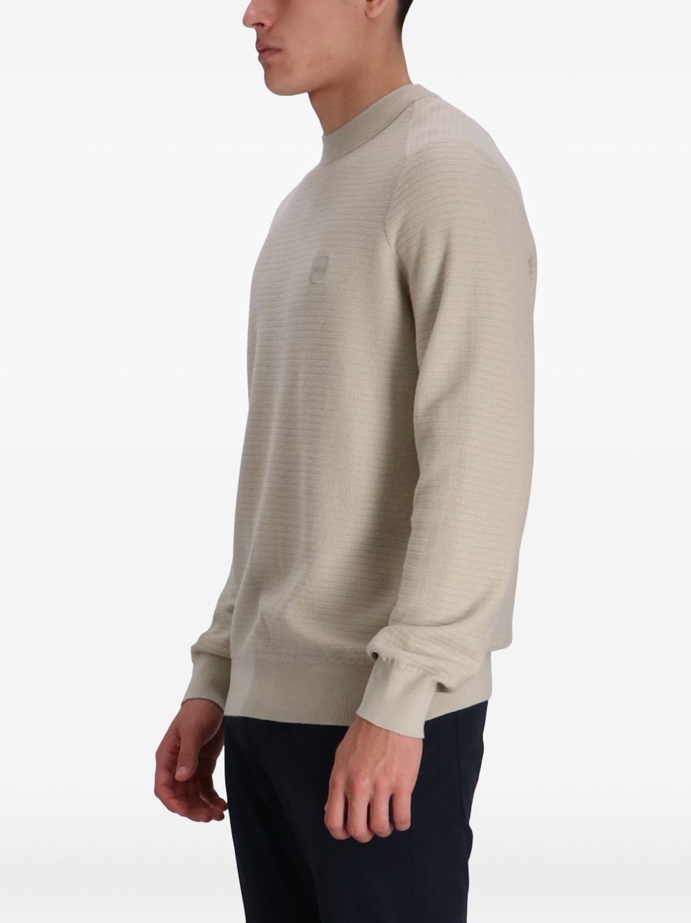 logo-appliqué jumper - 3