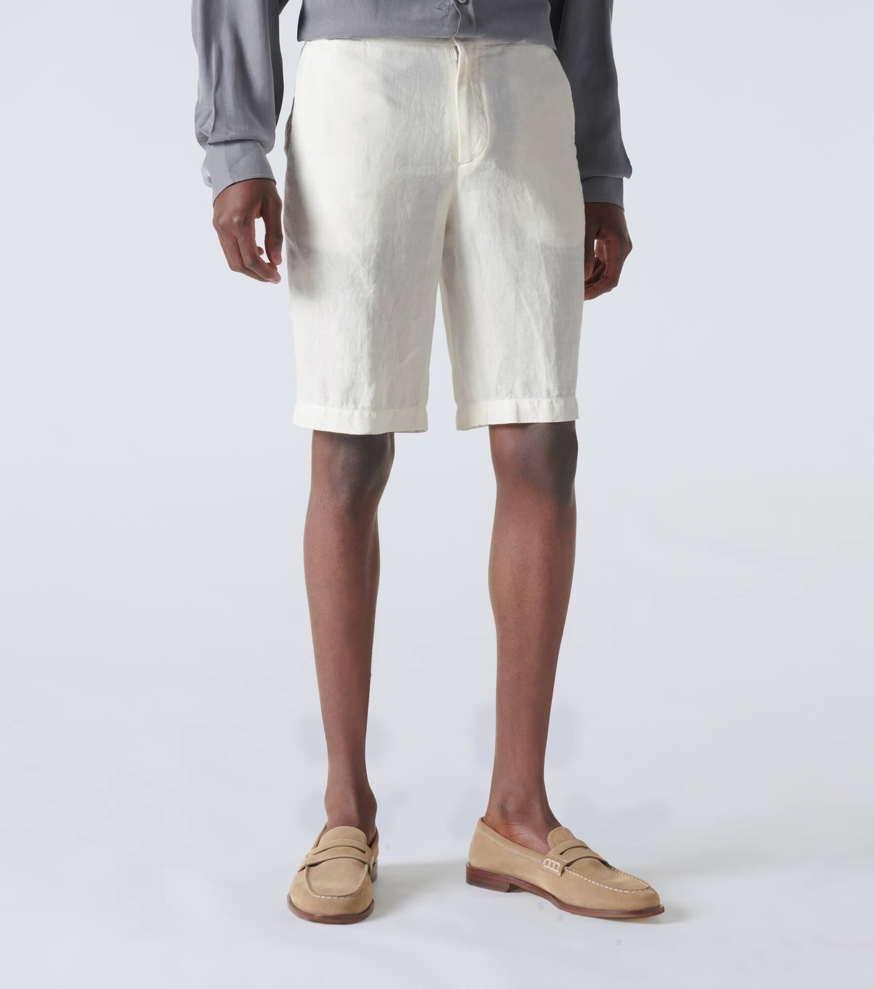 Linen Bermuda shorts - 3
