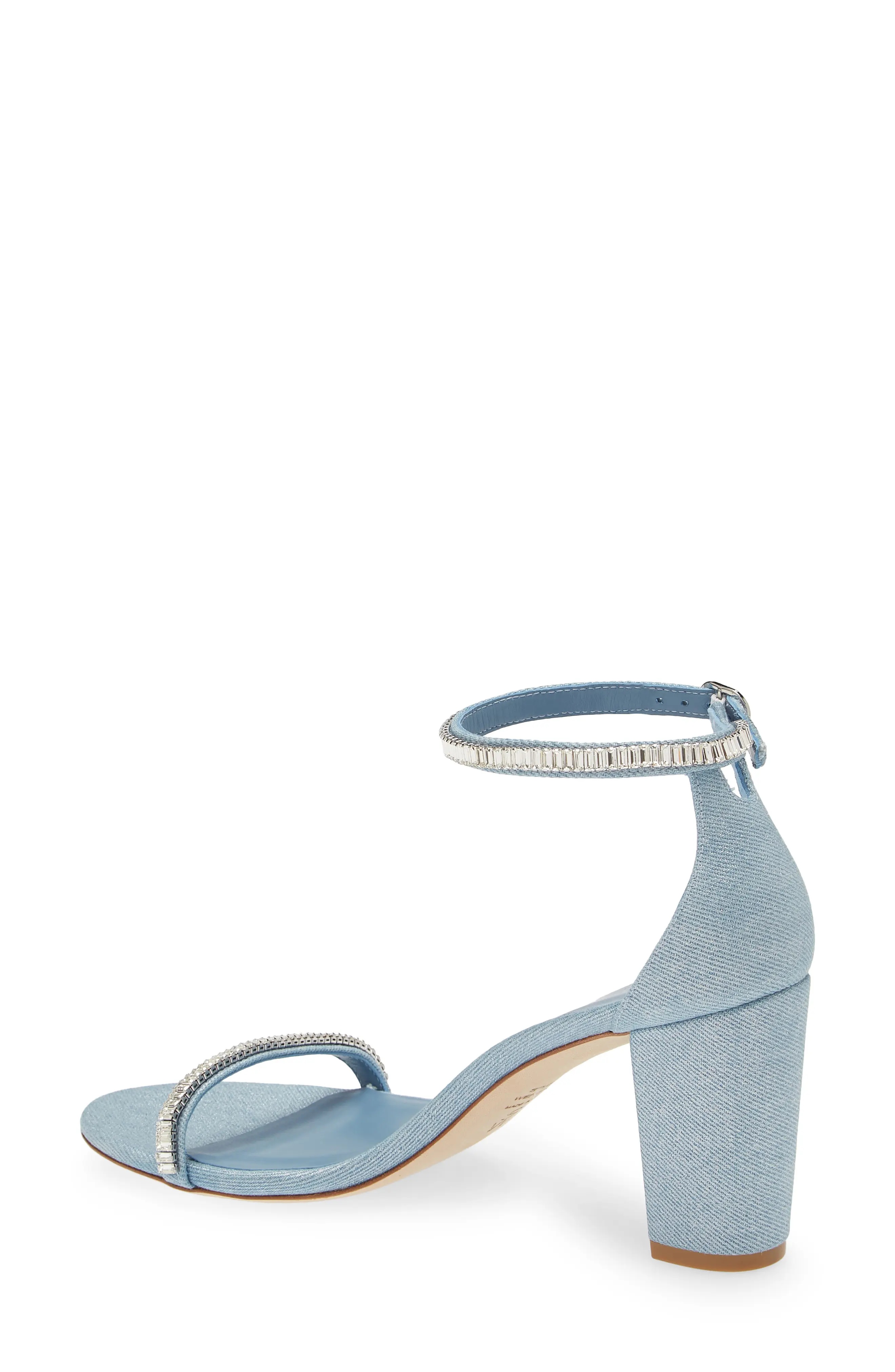 Nearlynude Stefanie Sandal in Silver/Clear - 2