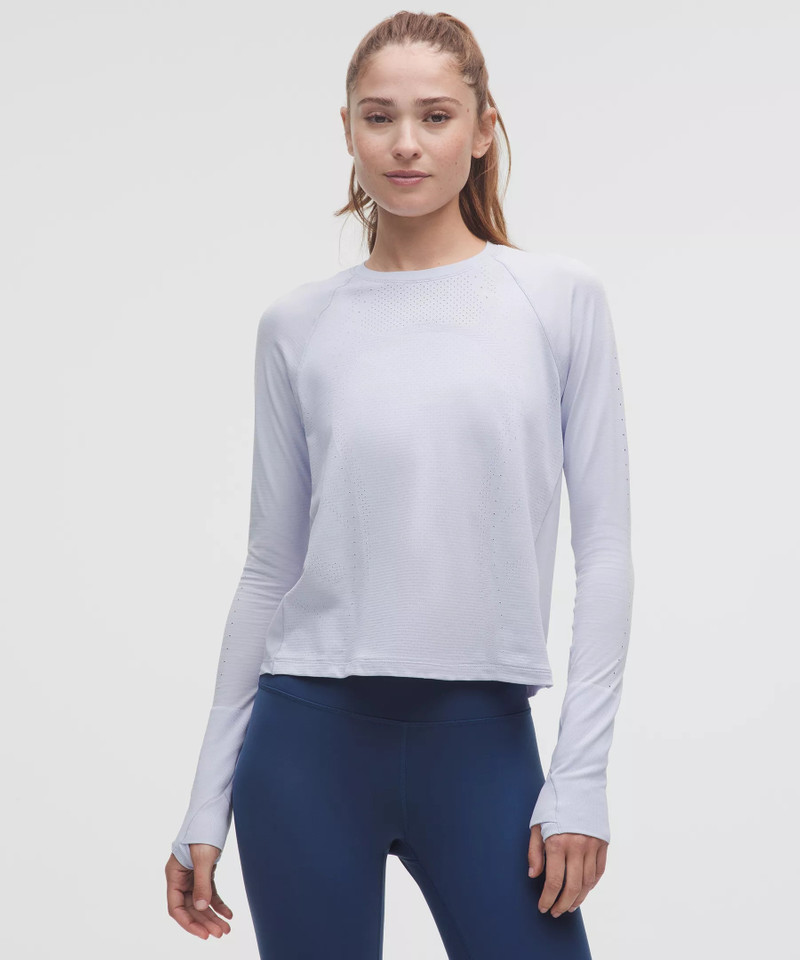 Swiftly Mesh-Back Long-Sleeve Shirt 1