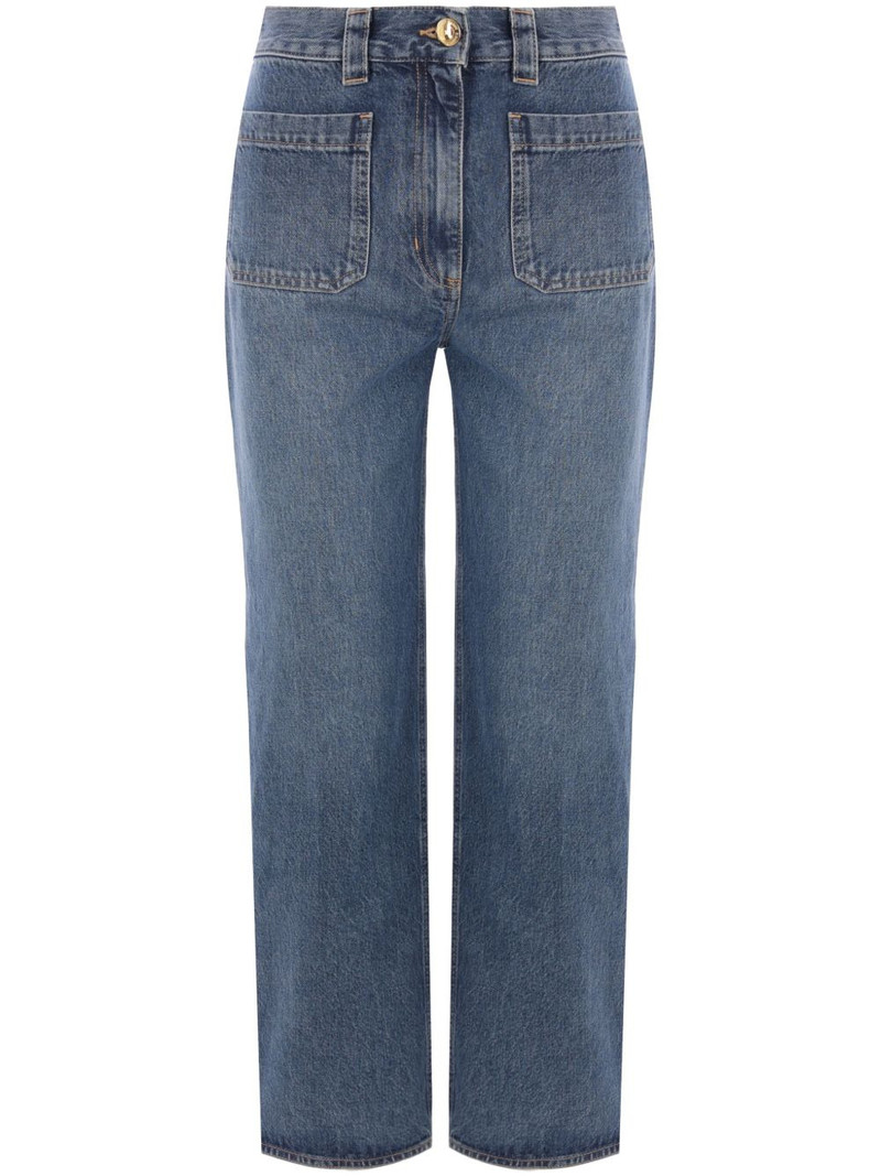 mid-rise cropped jeans 1