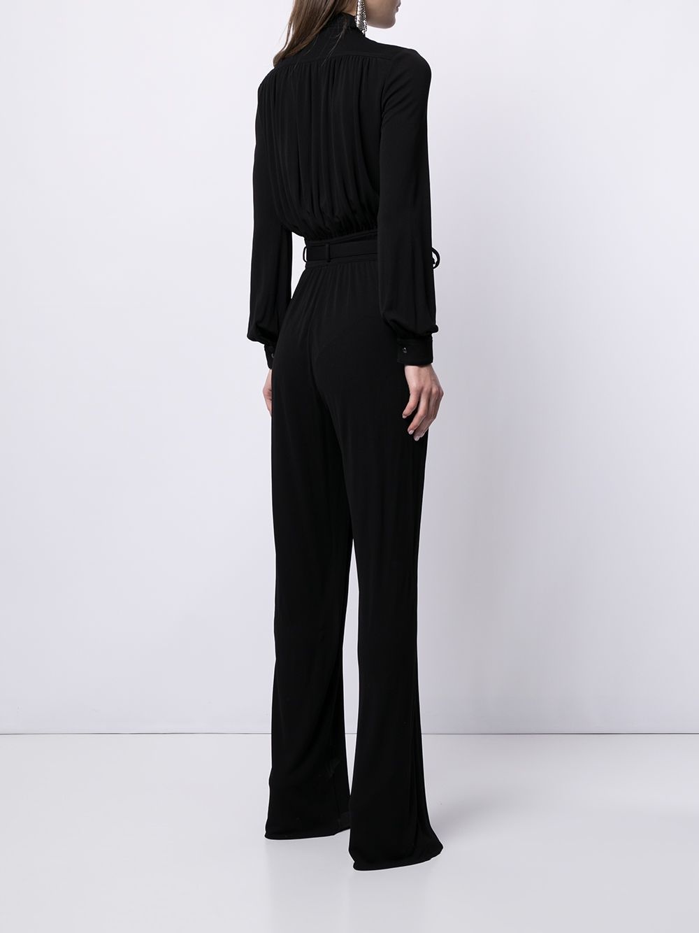 zip-up wide-leg jumpsuit - 4