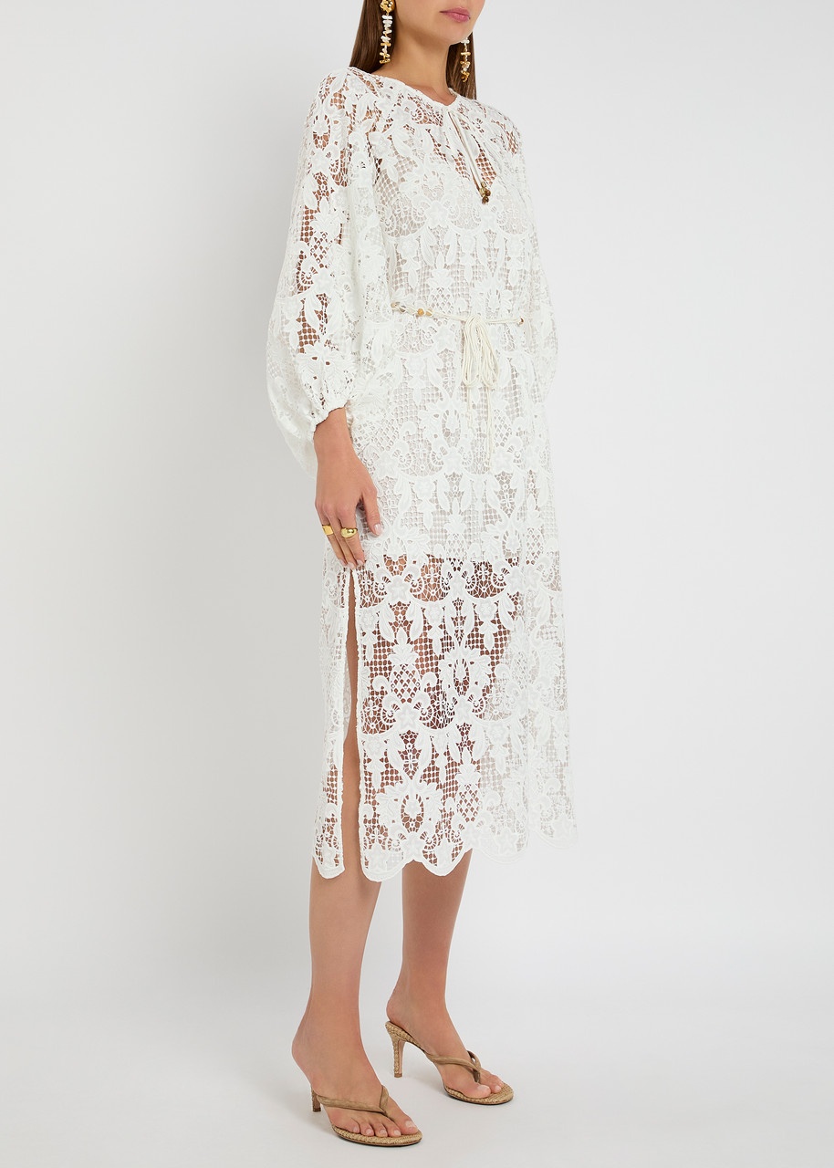 Zimmermann Coco Guipure-lace Midi Dress - 2