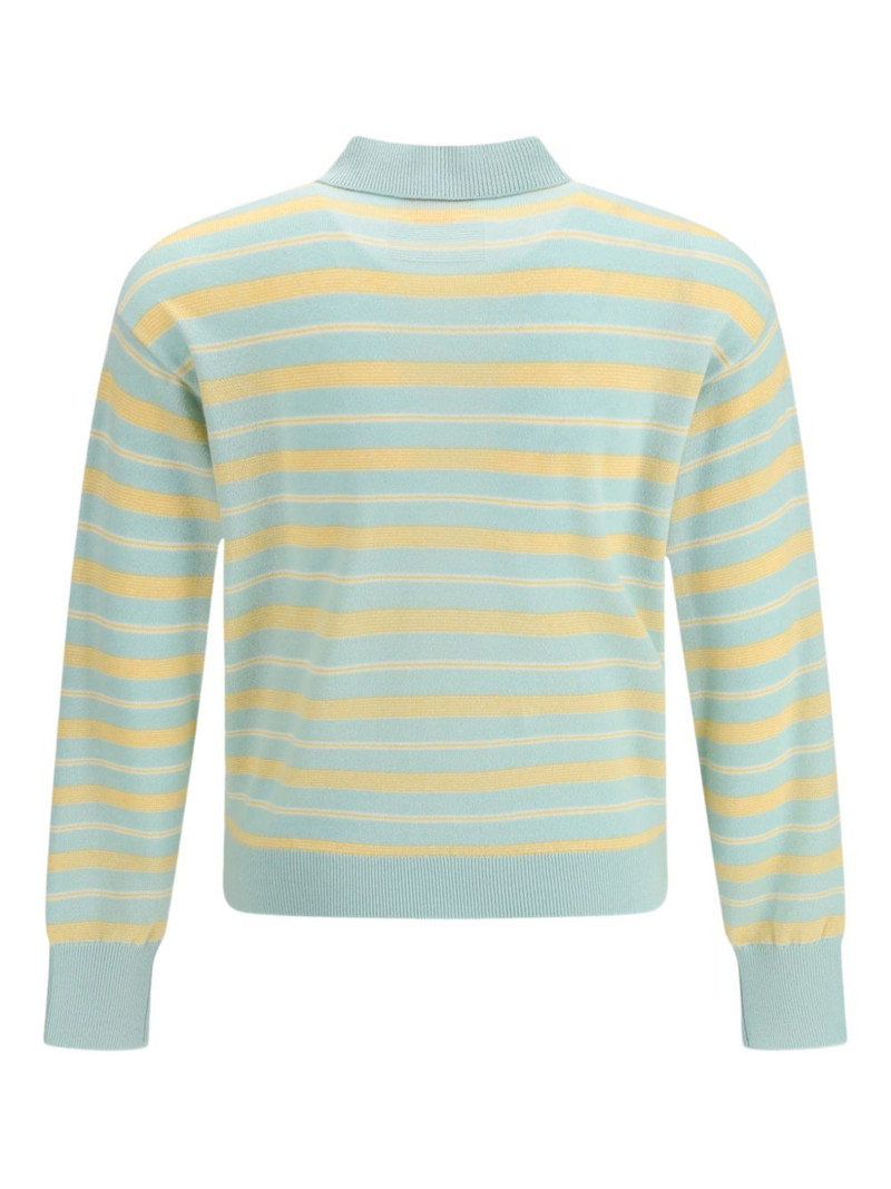 GUEST IN RESIDENCE striped ribbed polo shirt outlook