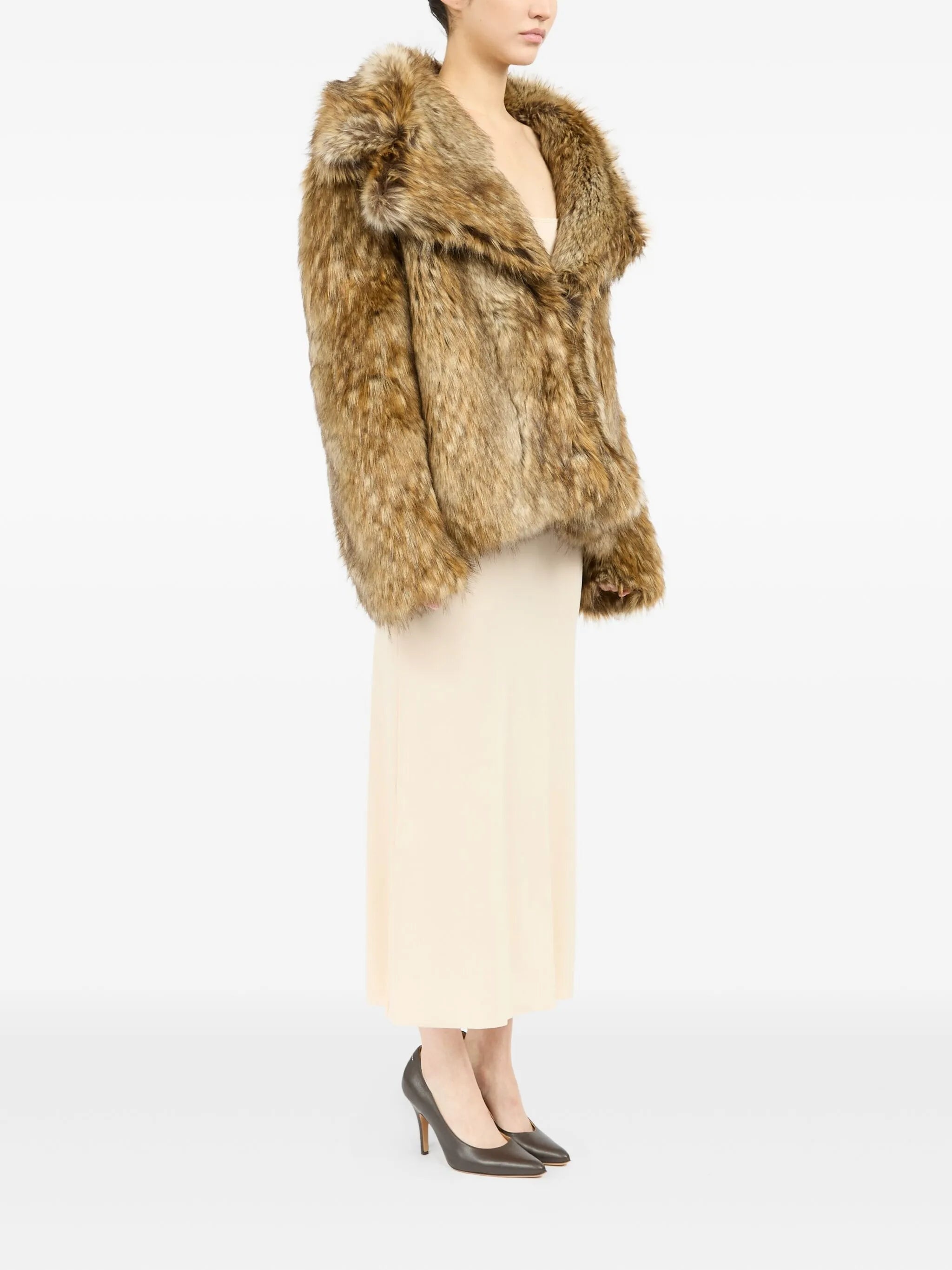 Mm6 Maison Margiela Faux-fur Jacket - 6