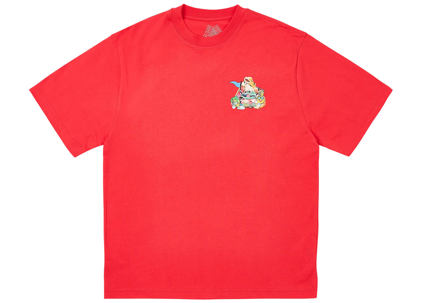 Palace P Sea T-Shirt Tomato Red - 2
