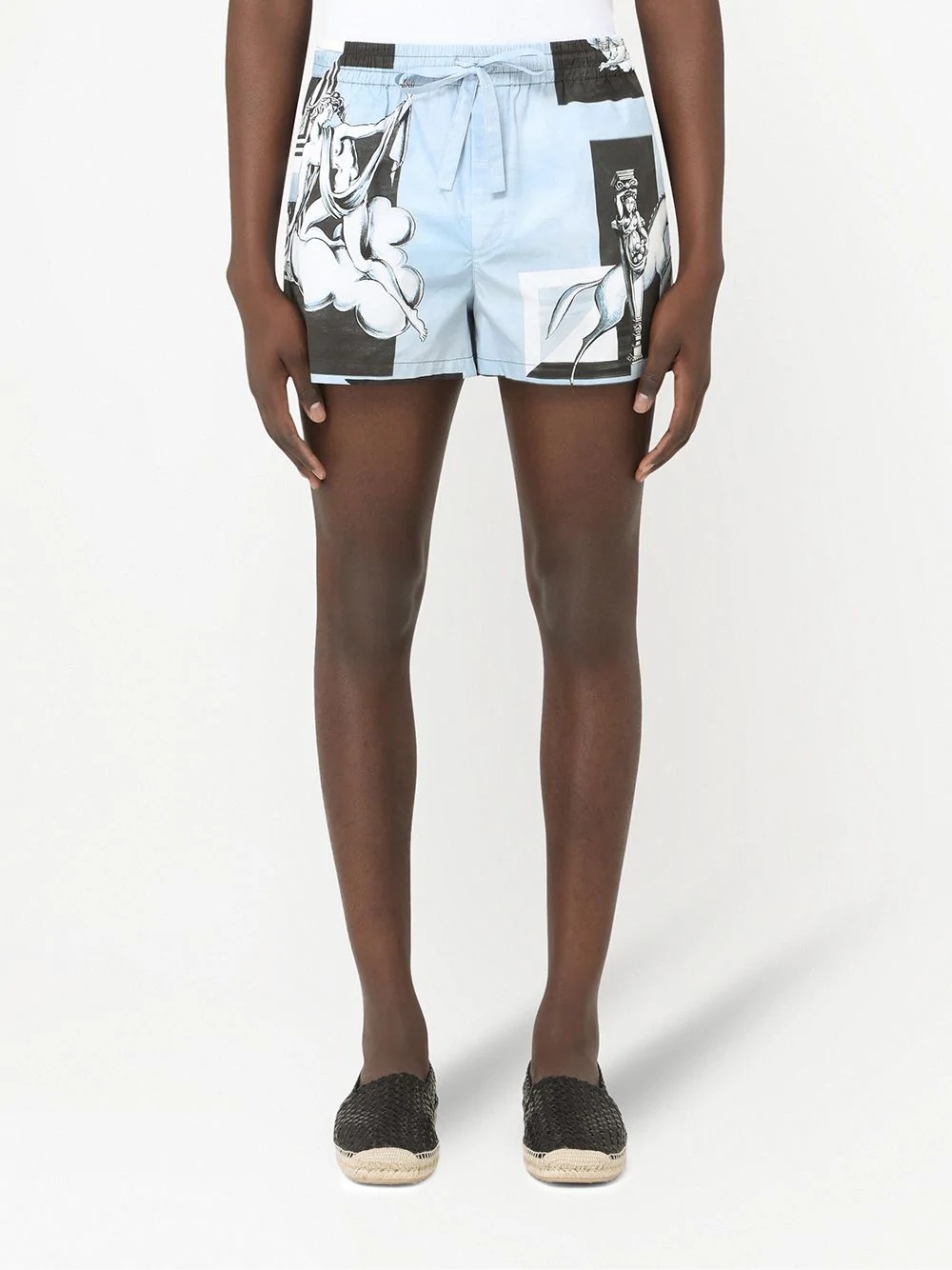 graphic-print shorts - 3