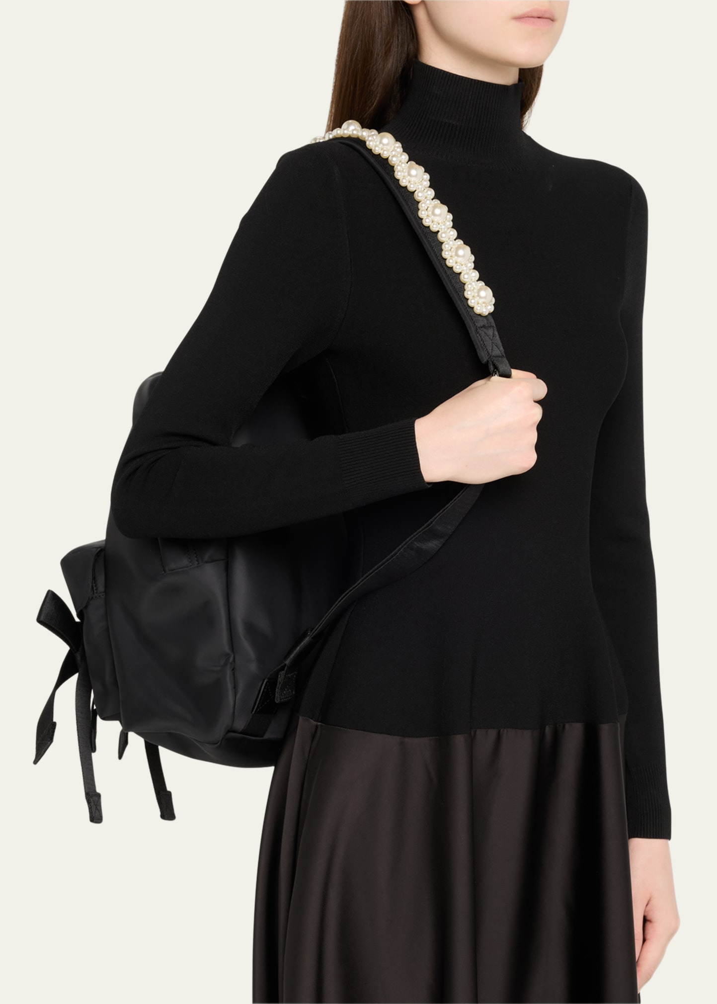 Beaded Utility Bow Backpack - 2