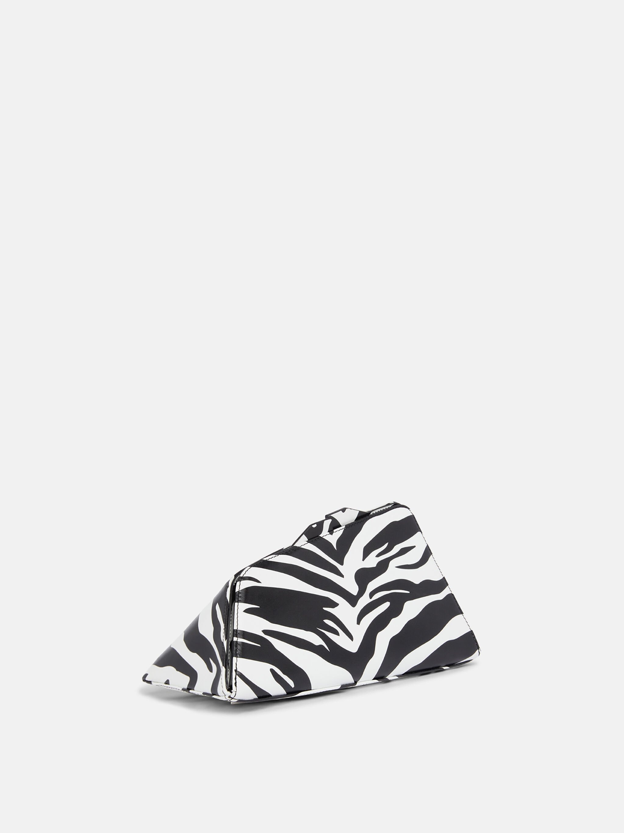 ''8.30PM'' BLACK AND WHITE OVERSIZED CLUTCH - 3