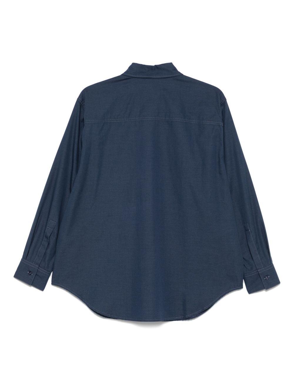 logo-embroidered shirt - 2