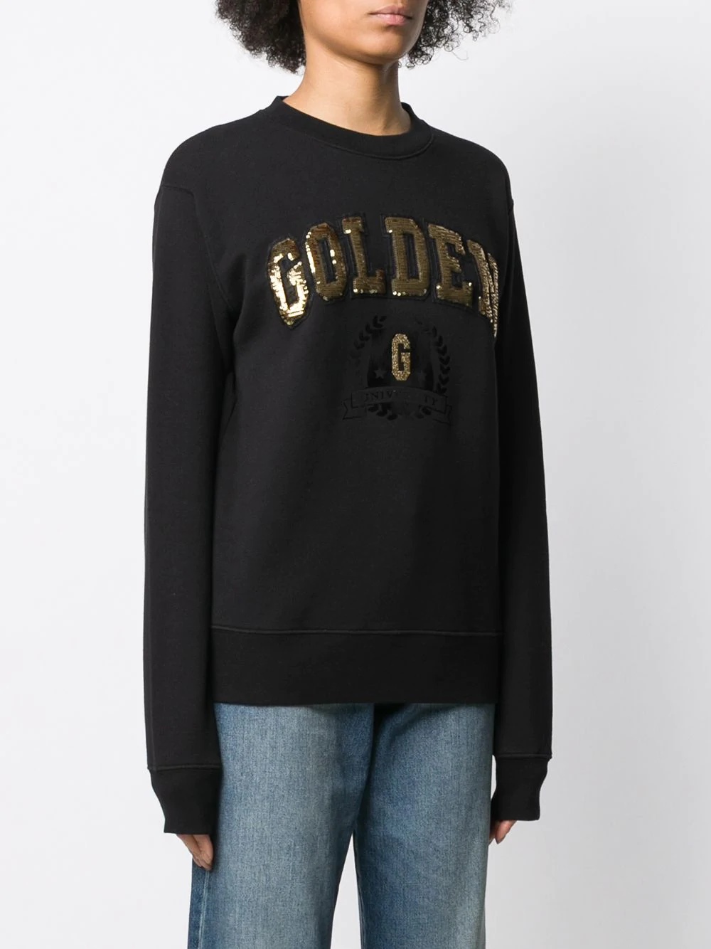 sequin logo sweatshirt - 3