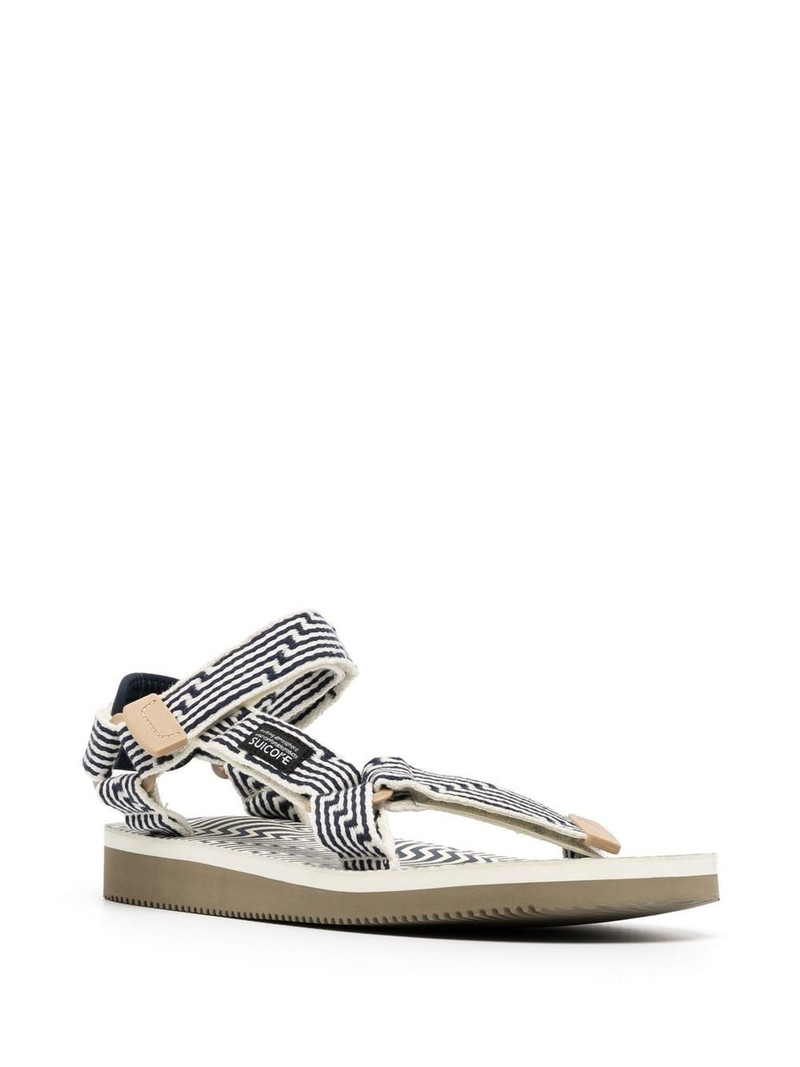 Suicoke DEPA-JC jacquard-strap sandals outlook