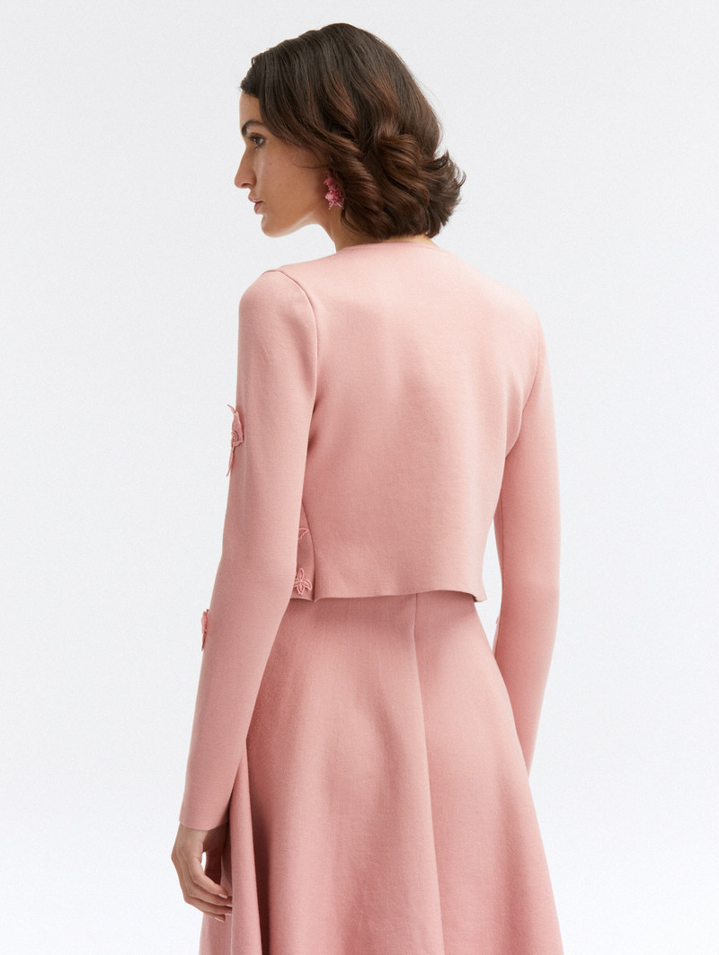 CROPPED GUIPURE LACE CARDIGAN 3