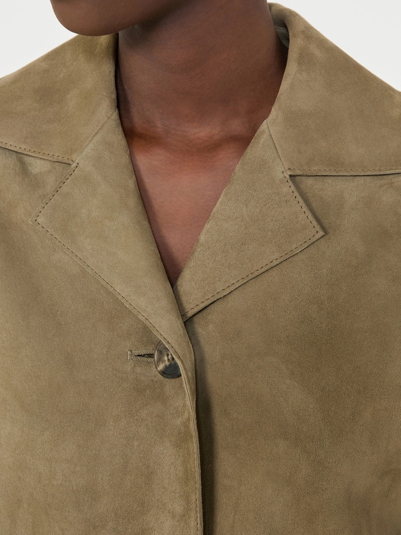 Cropped suede jacket - MUD 6
