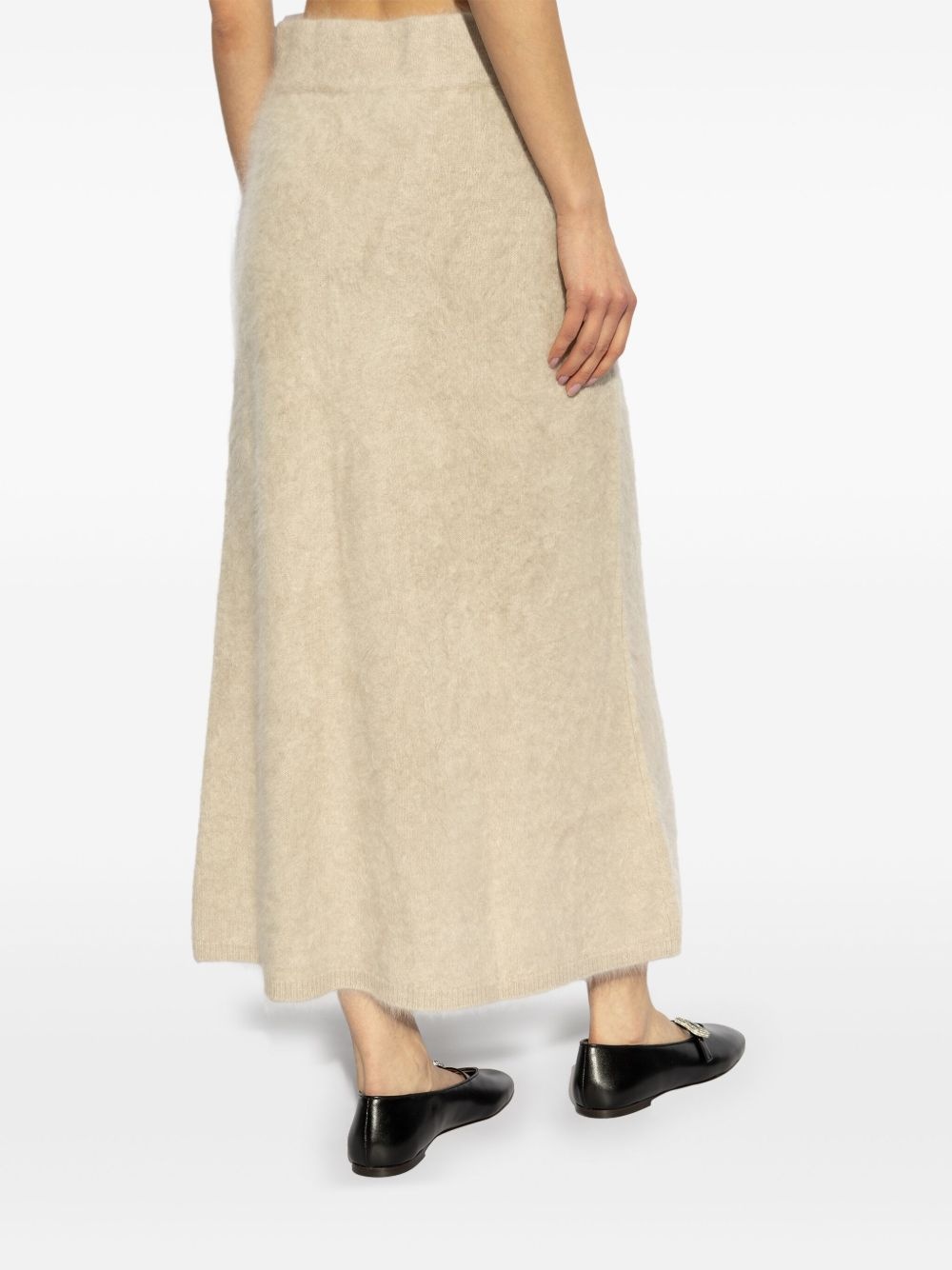 cashmere midi skirt - 4