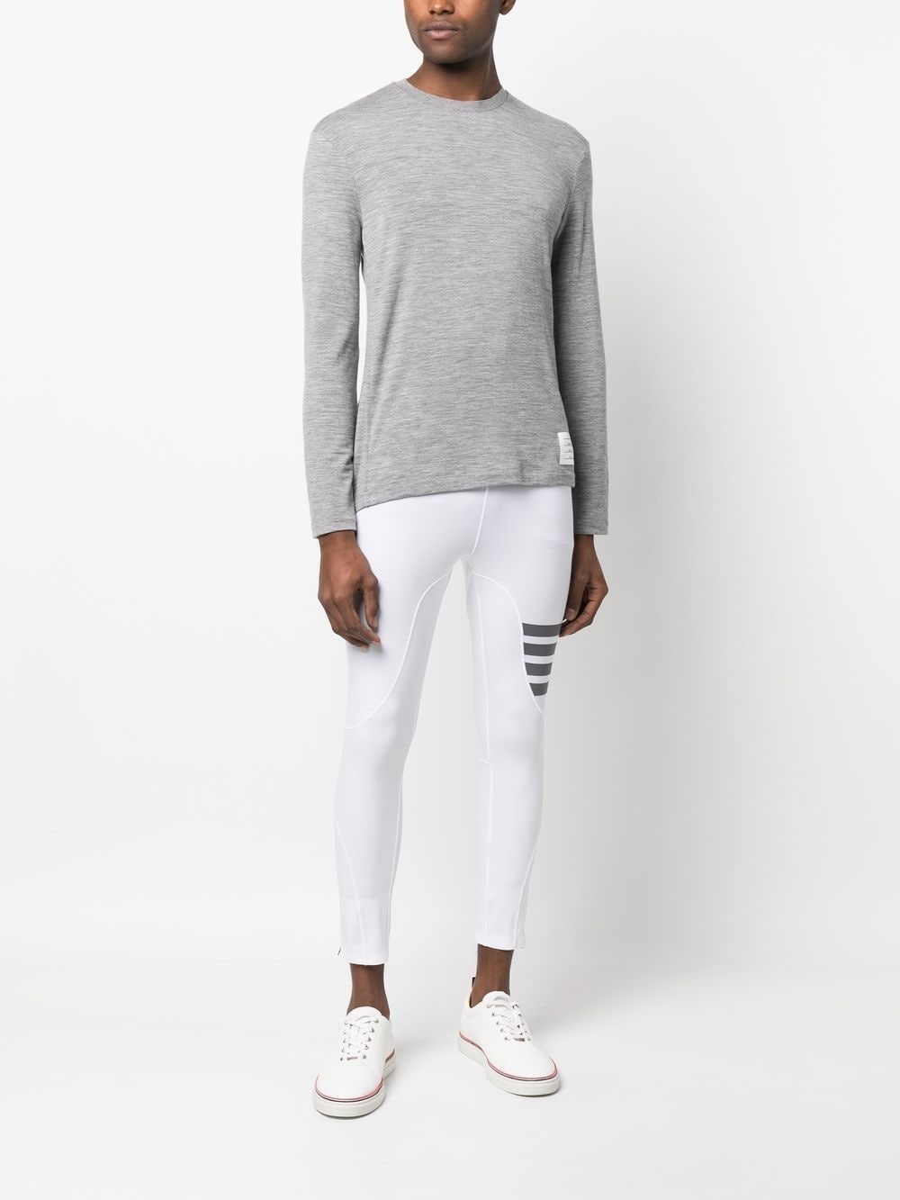 round-neck knit jumper - 2