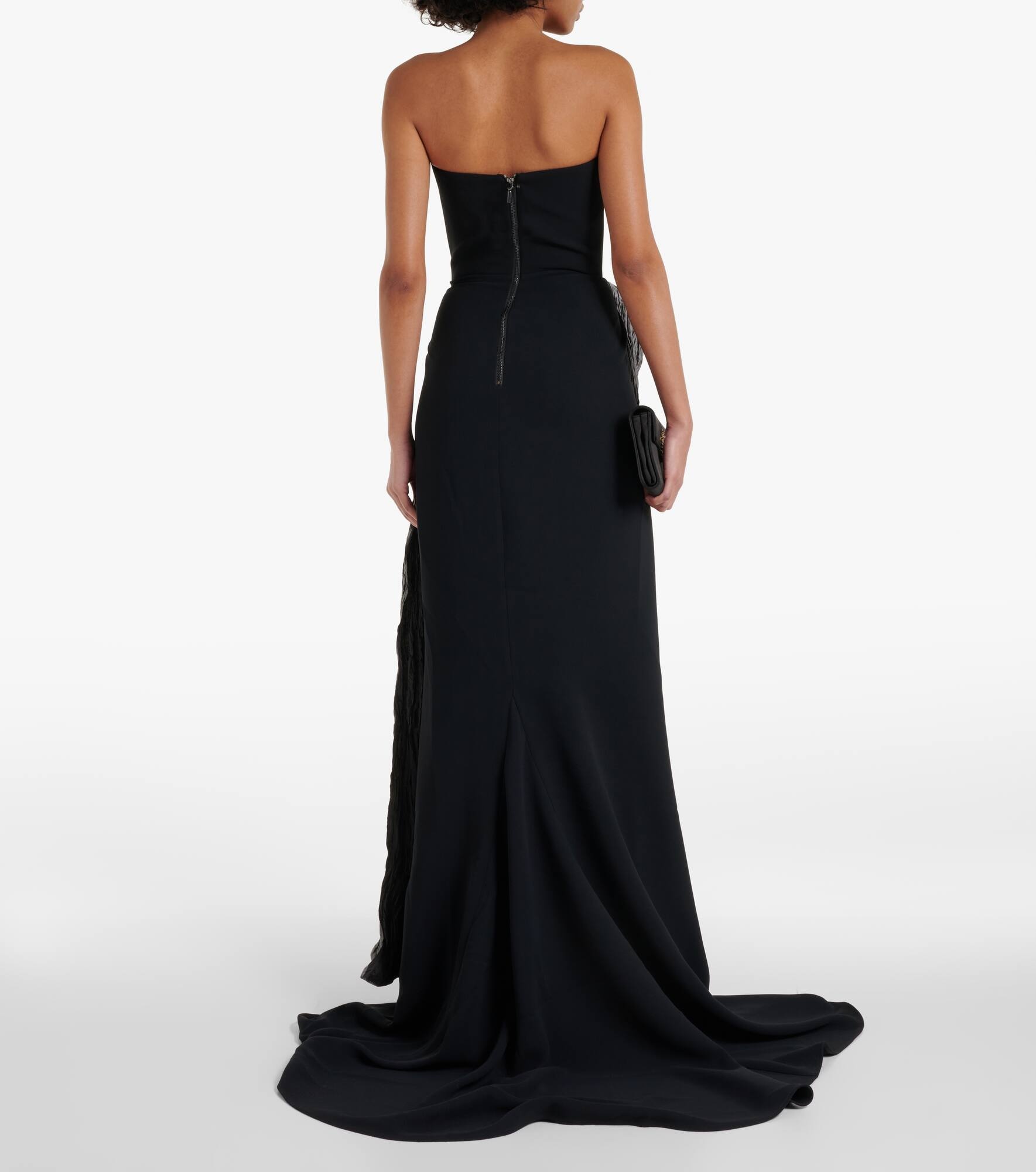 Ozone strapless gathered gown - 3