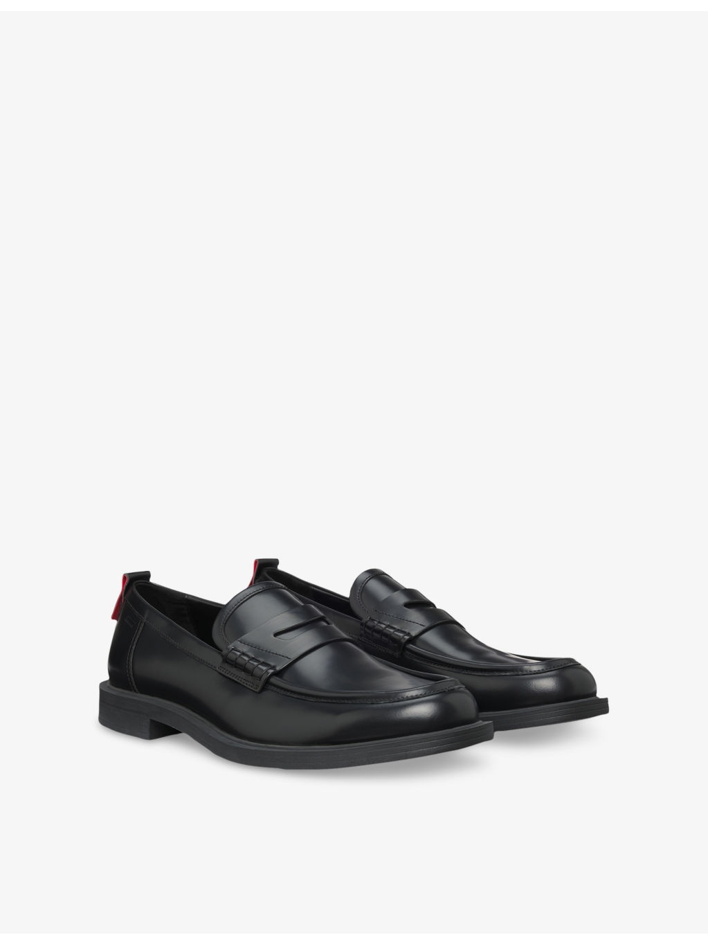 Penny-Detail Leather Loafers - 3