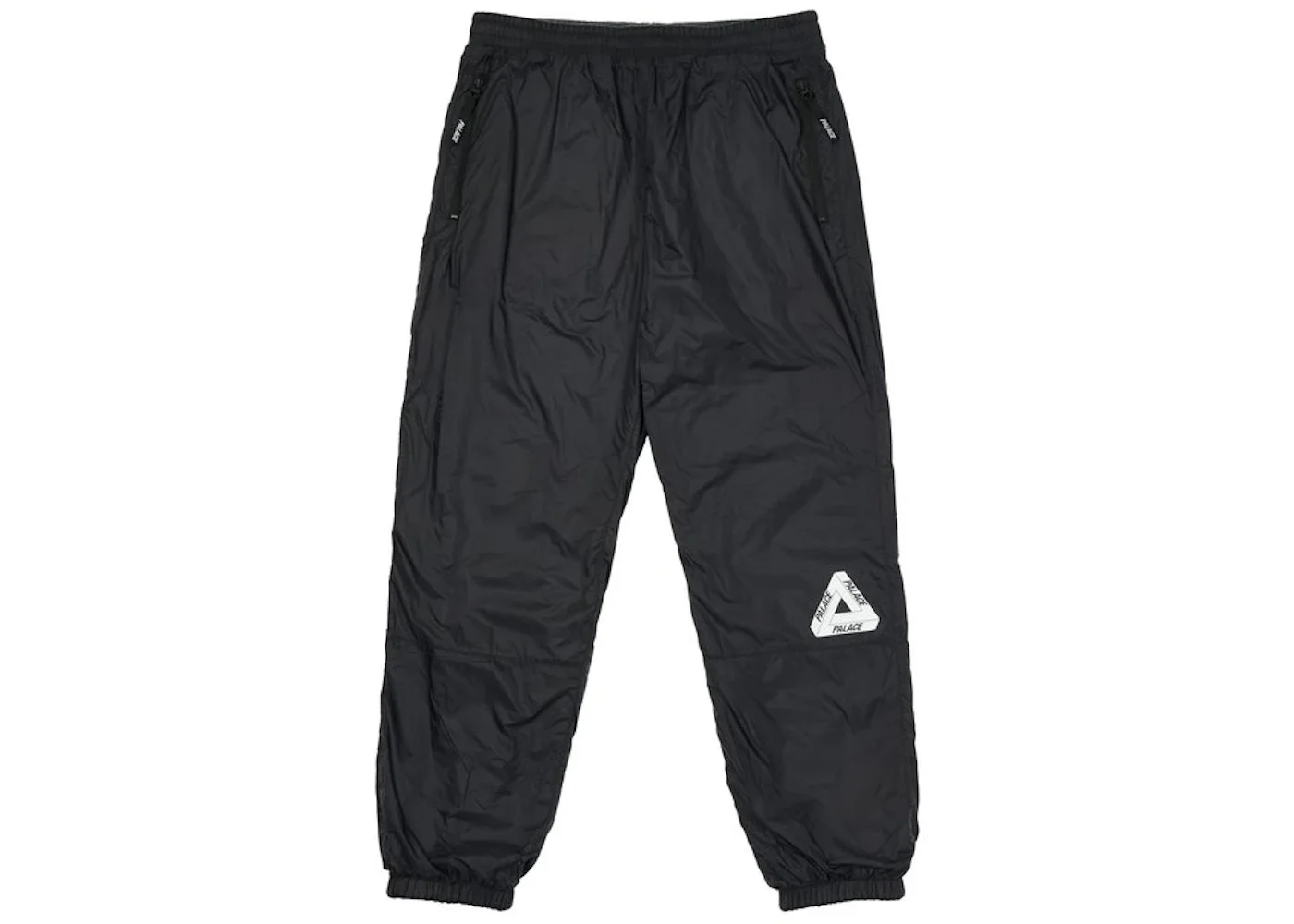 Palace Polar Grid Reverse Bottoms Black - 1
