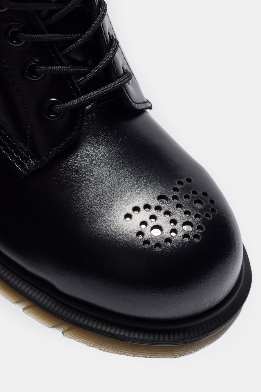 1460 Analine Leather Steel Toe Boot in Black - 6