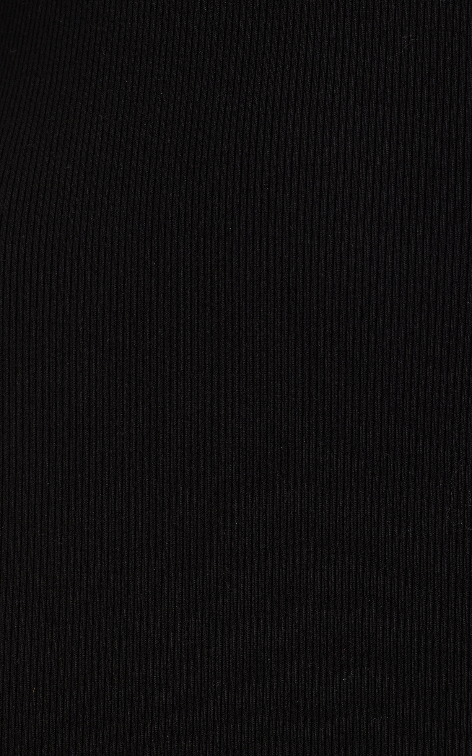 Crewneck Cotton-Blend Maxi Dress black - 5