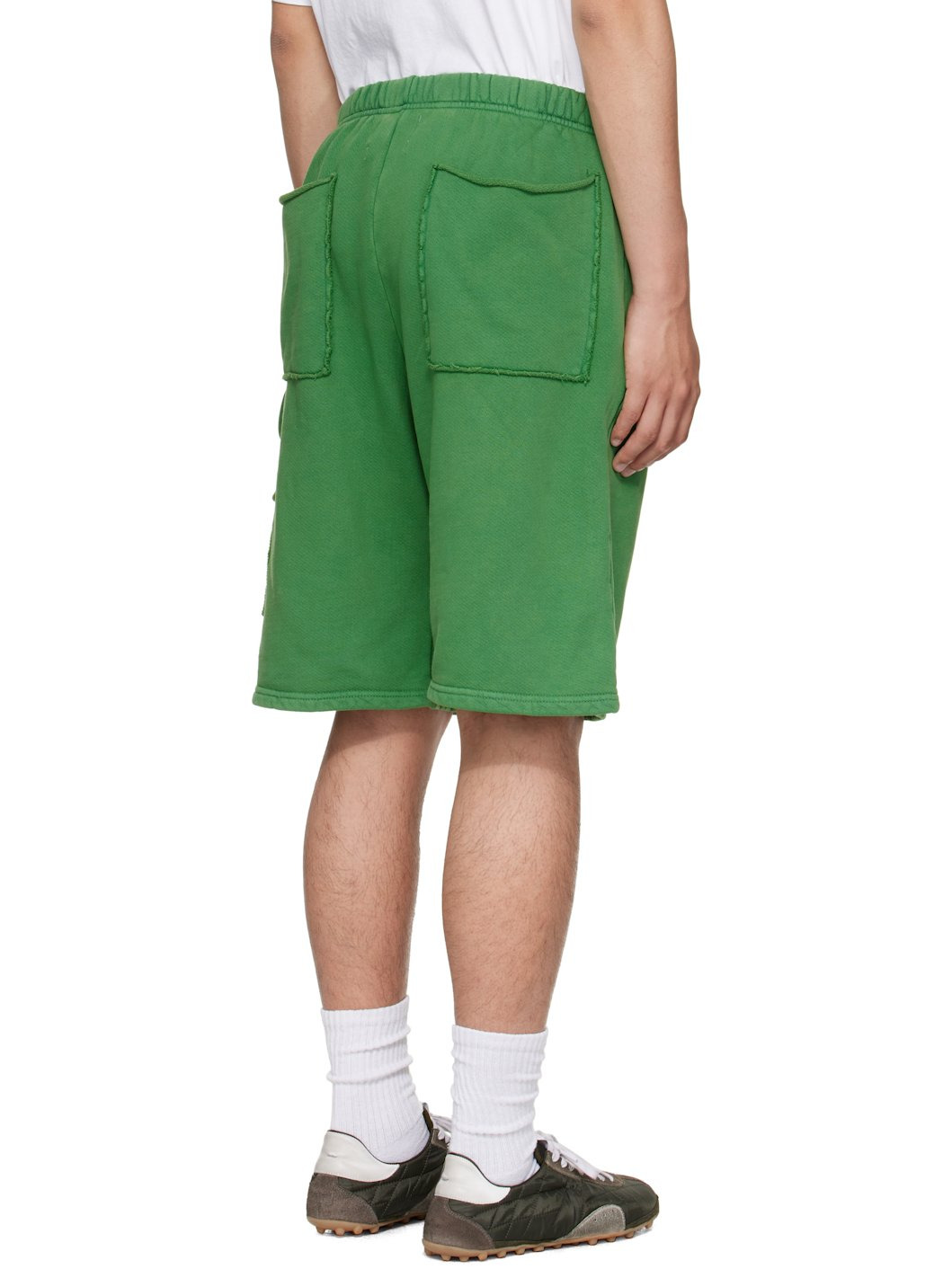 Green Heavyweight Utility Shorts - 3
