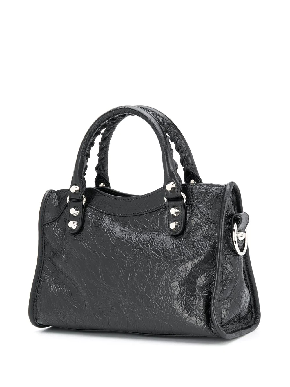 black Classic City M leather tote - 3