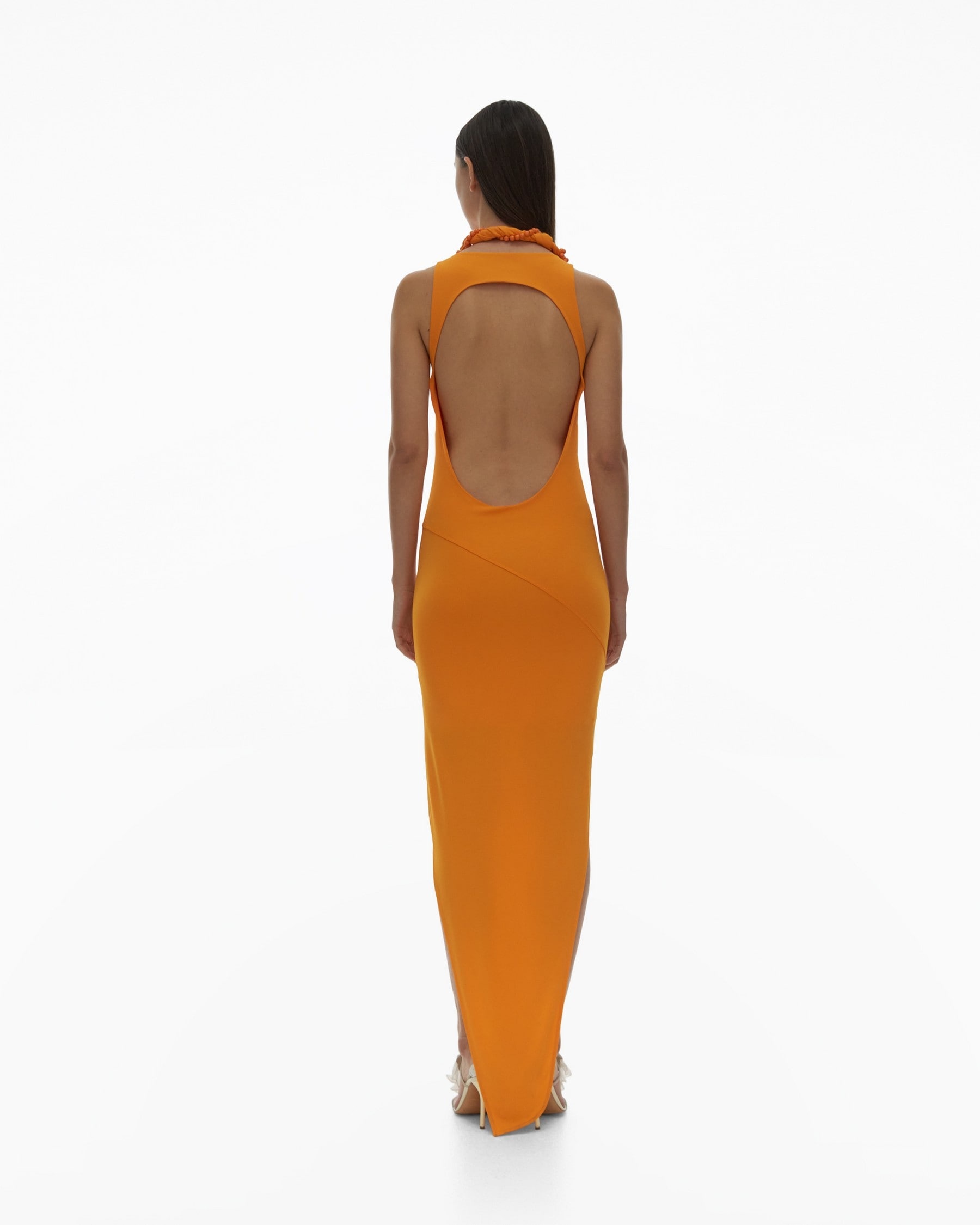 TWISTED JERSEY DRESS - 4