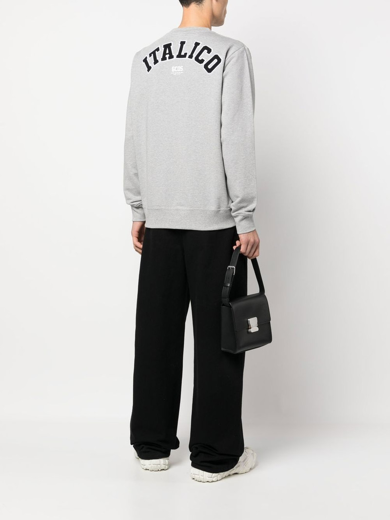 GCDS rear logo lettering sweatshirt outlook
