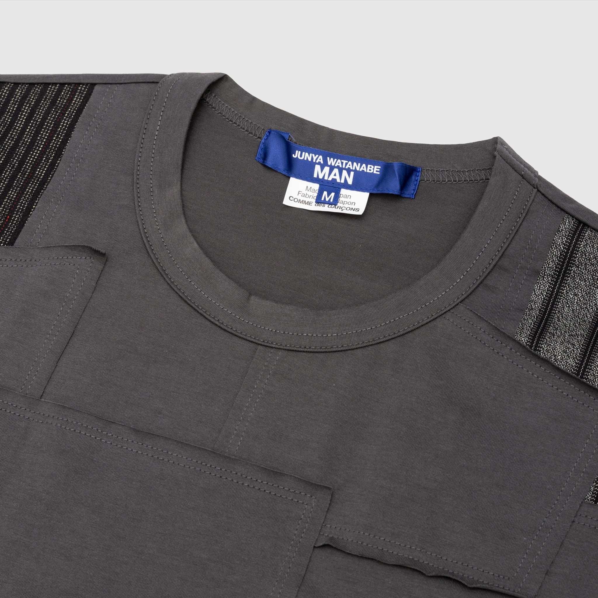 MULTI FABRIC PATCHWORK T-SHIRT - 2