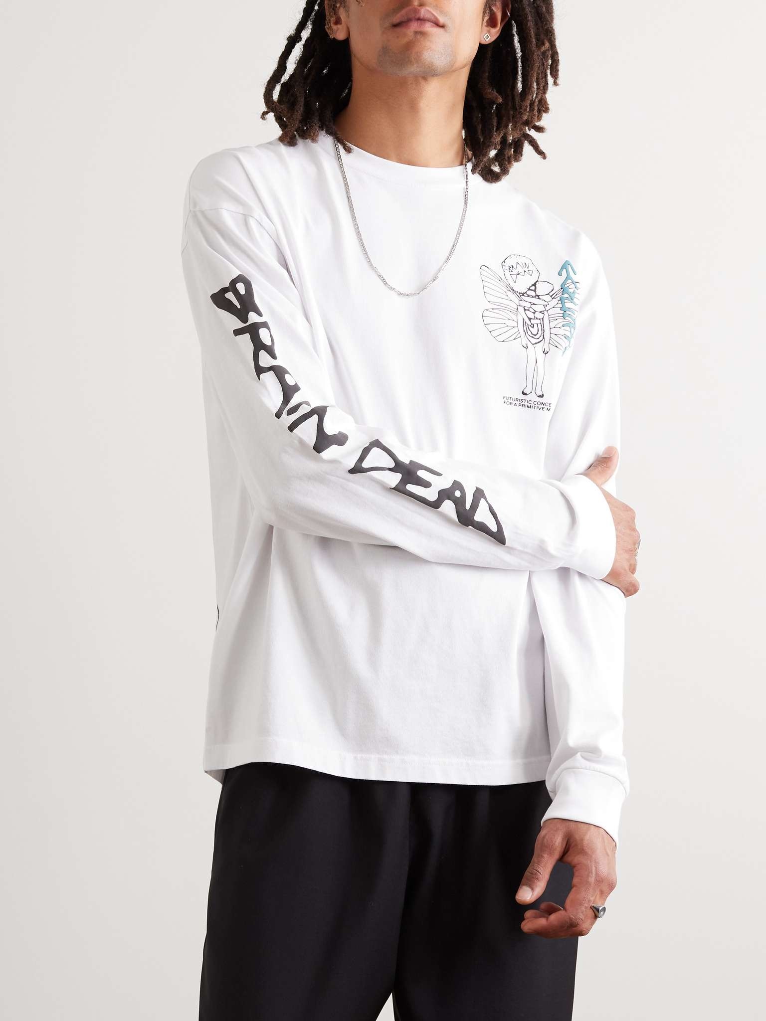 Equipment Primitive Fairy Printed Cotton-Jersey T-Shirt - 3