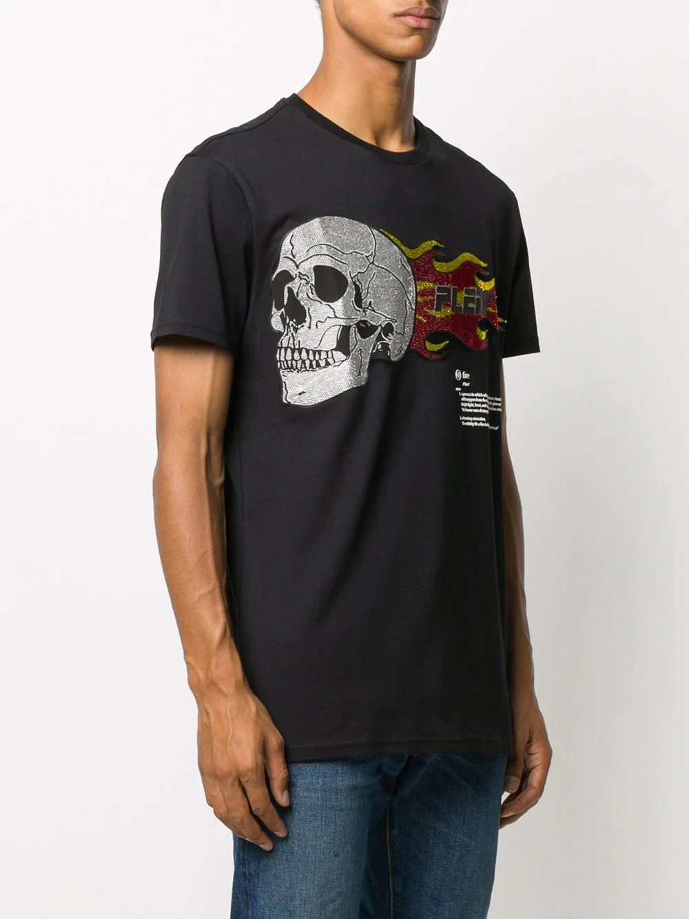 skull print T-shirt - 3