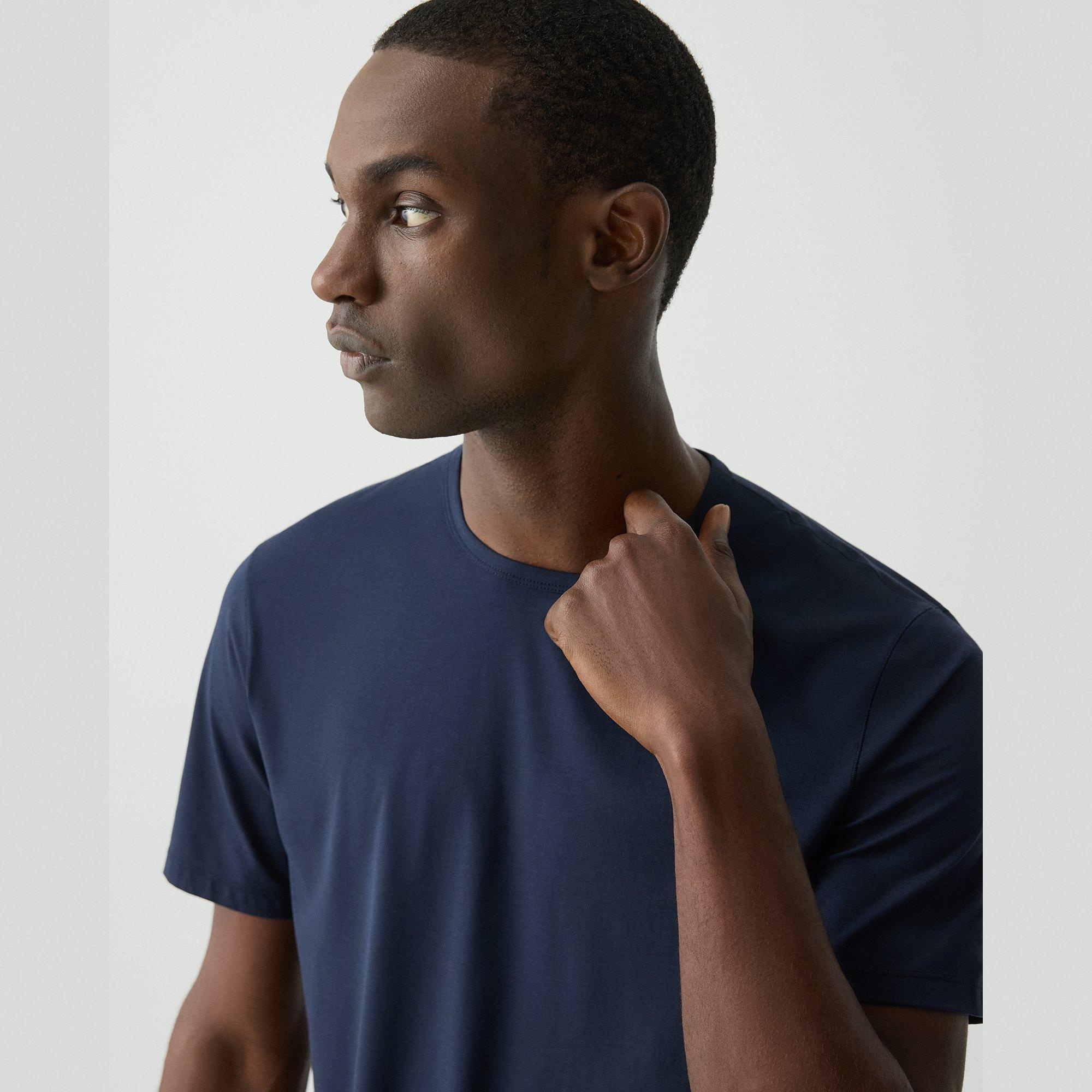 Crewneck Tee in Perform Jersey - 5
