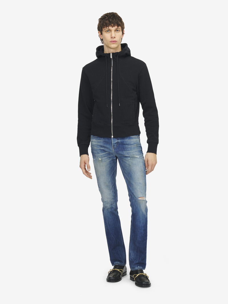Hooded Zip Through Sweatshirt 1