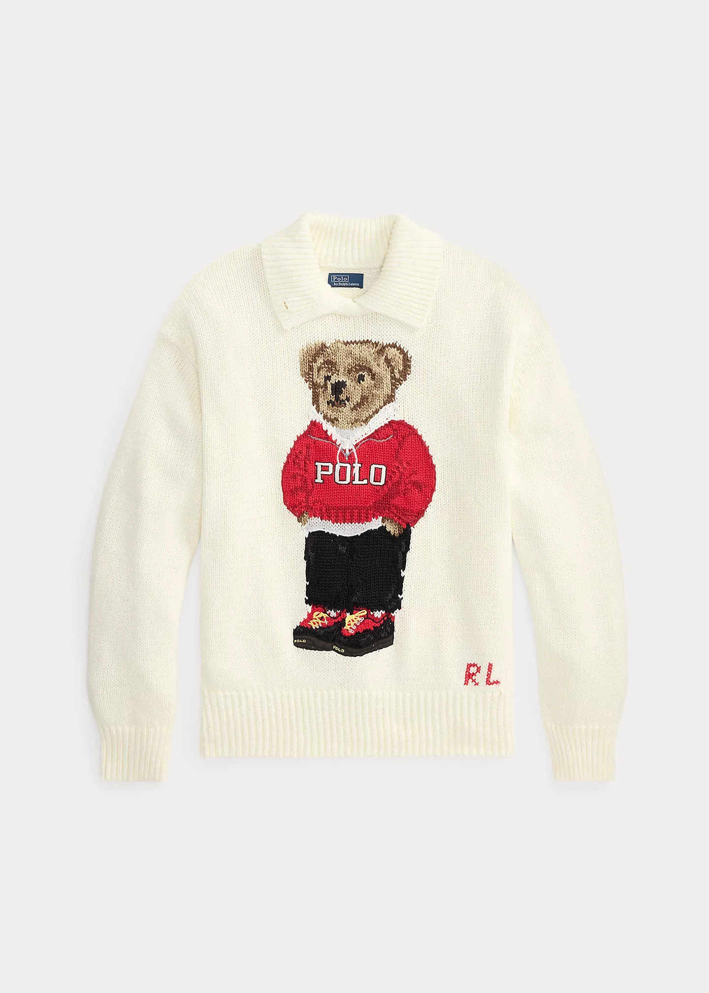 Polo Bear Linen-Cotton Sweater - 1