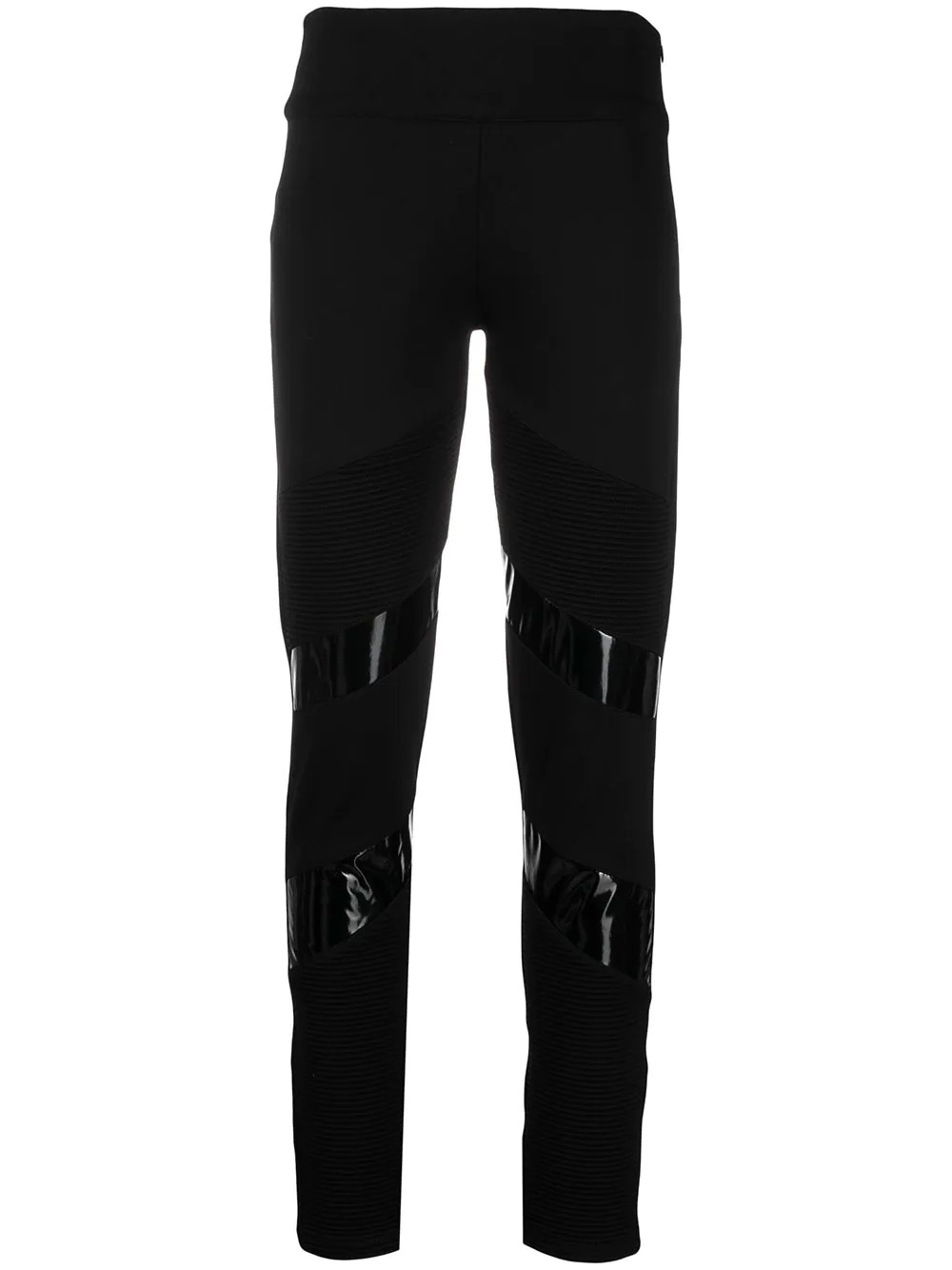 Iconic biker jogging leggings - 1