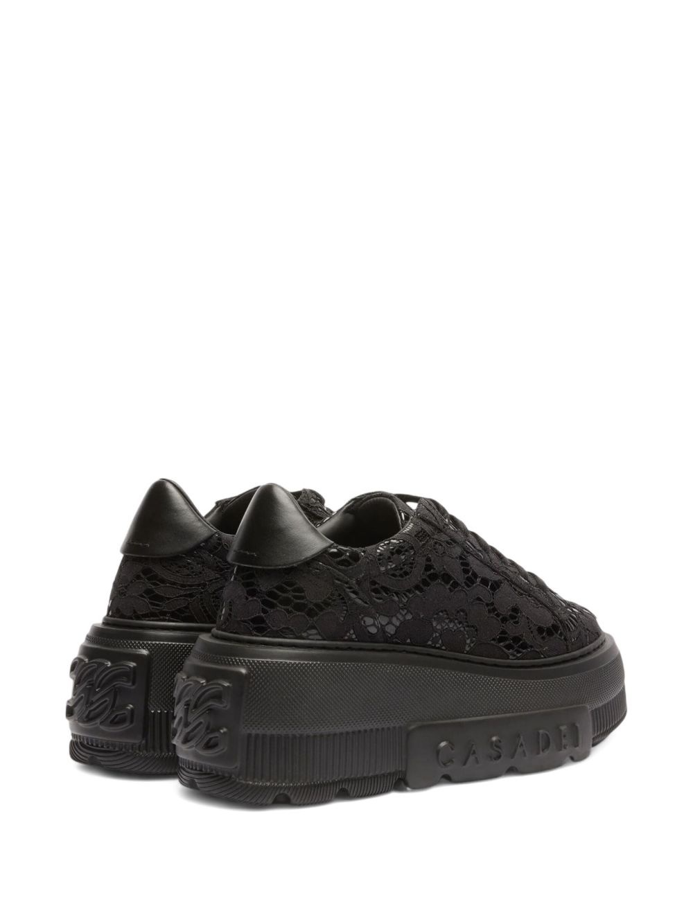lace platform sneakers - 3