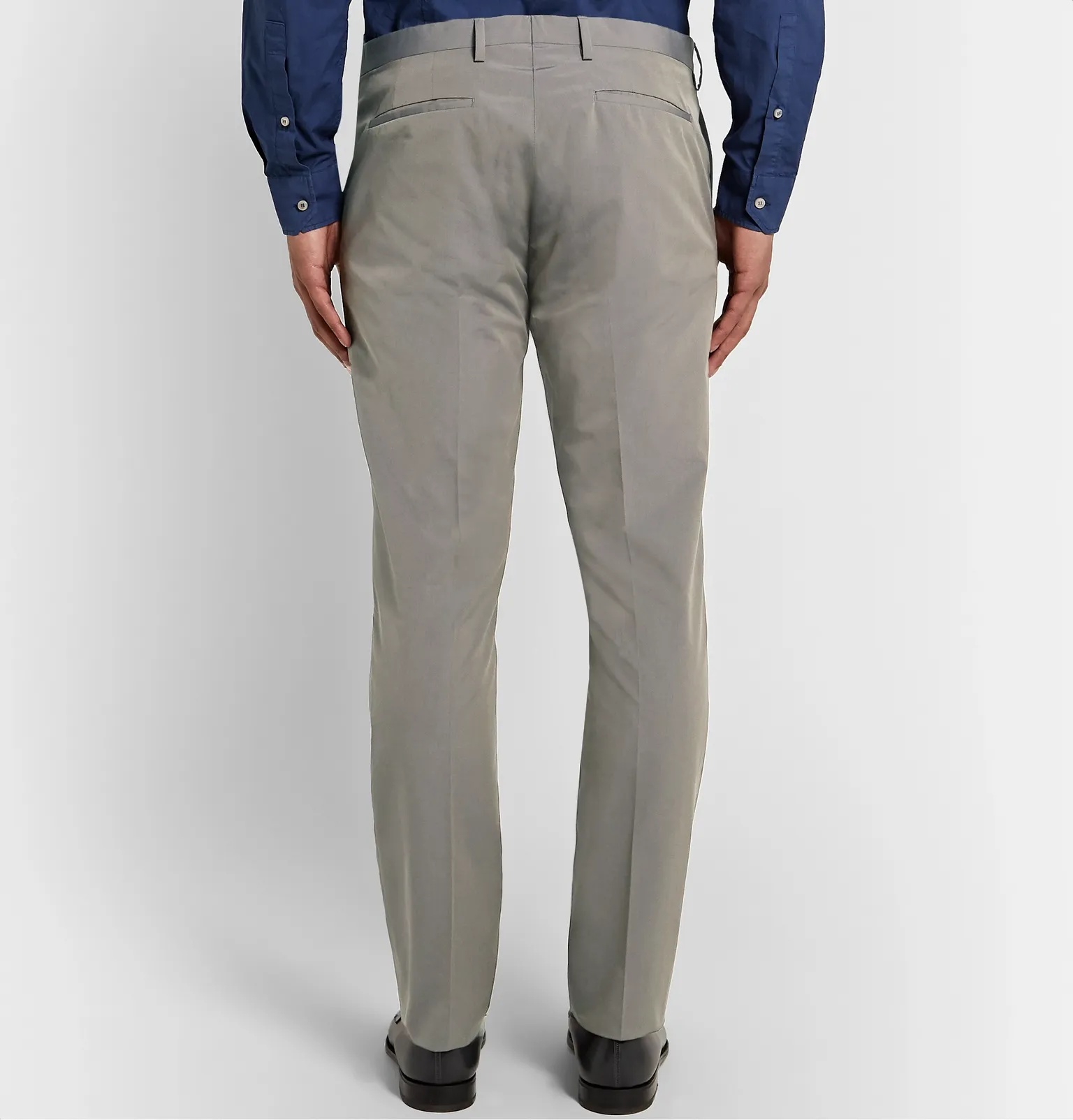 Soho Slim-Fit Cotton Suit Trousers - 11