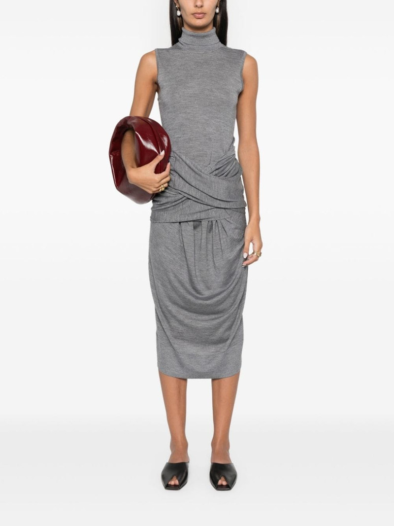 Totême draped midi dress outlook