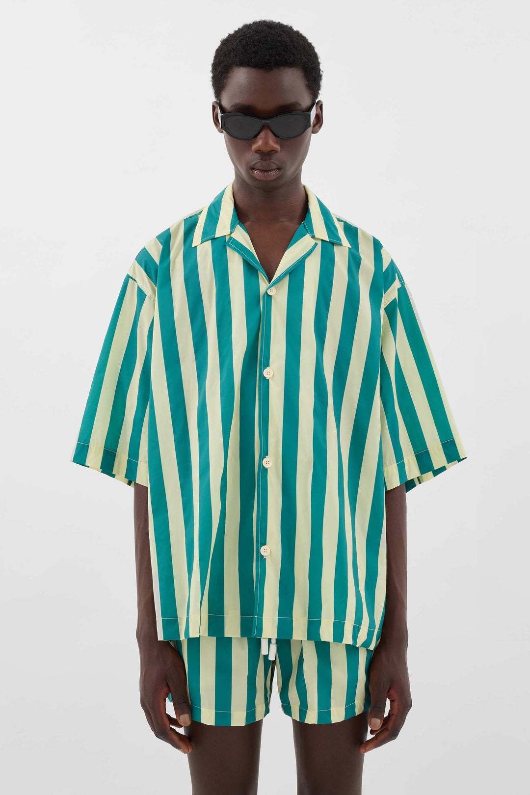 SRTWMSHR003 NYL081 8317 GREEN/CREAM ST - 6